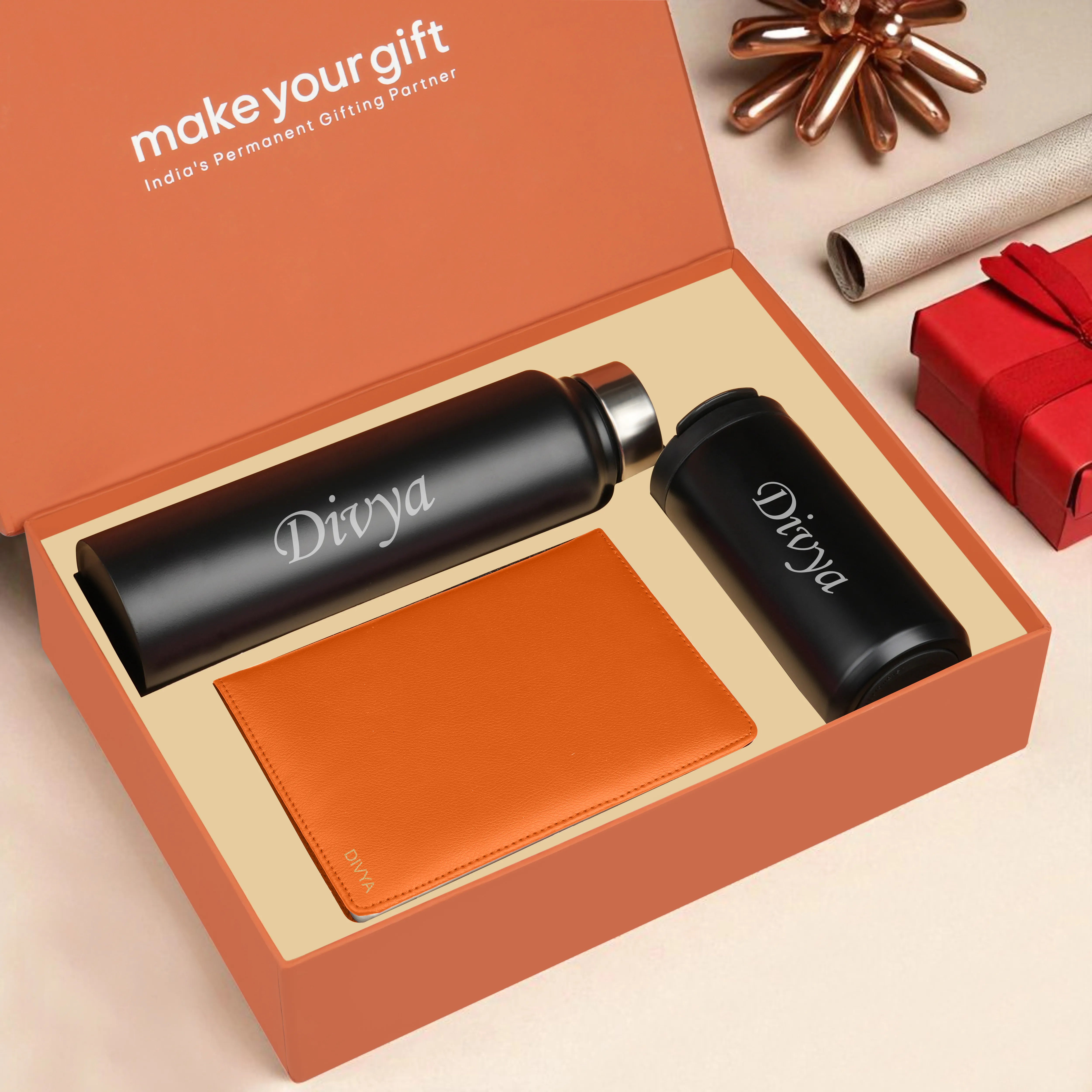 Diary Bottle & Tumbler Gift Hamper