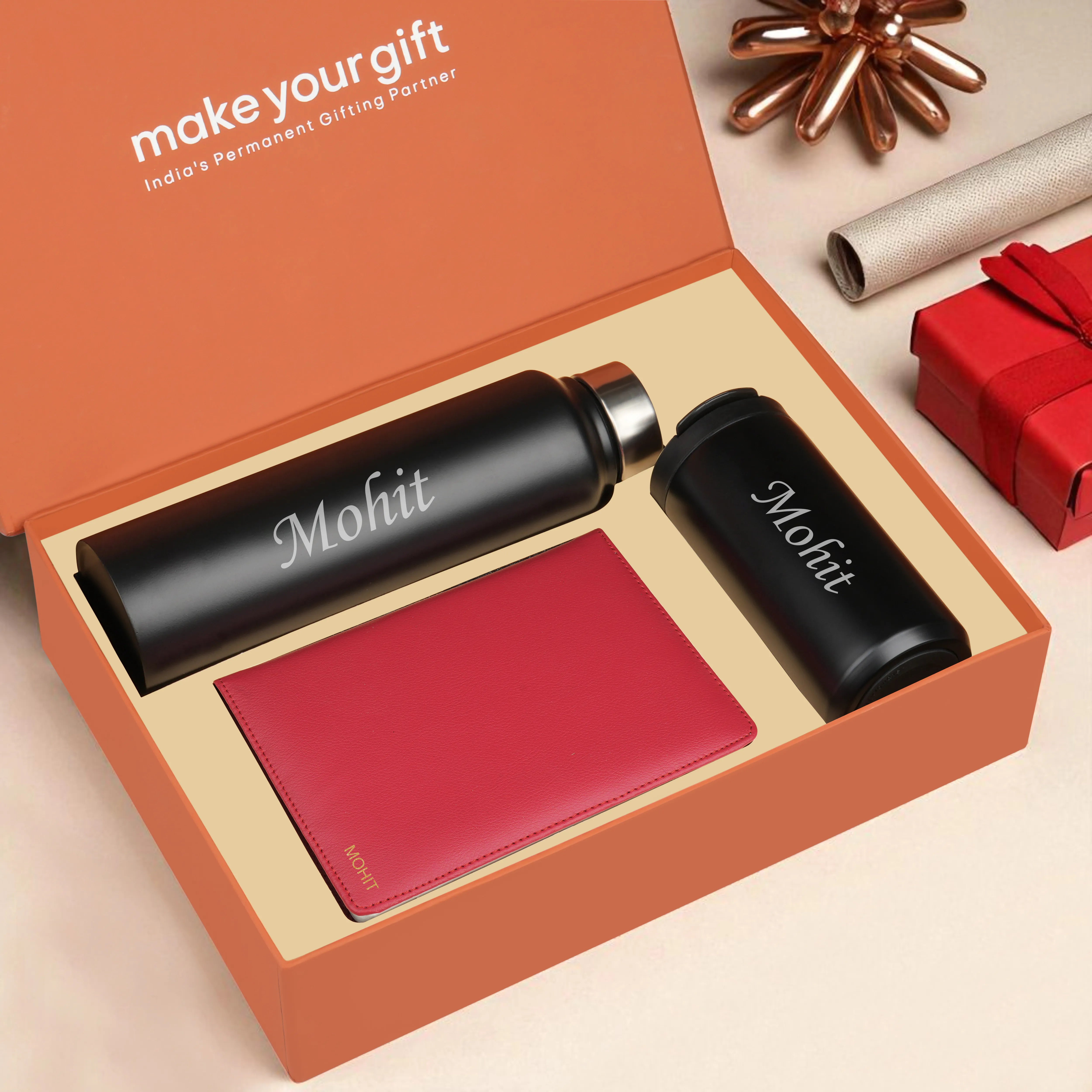 Diary Bottle & Tumbler Gift Hamper