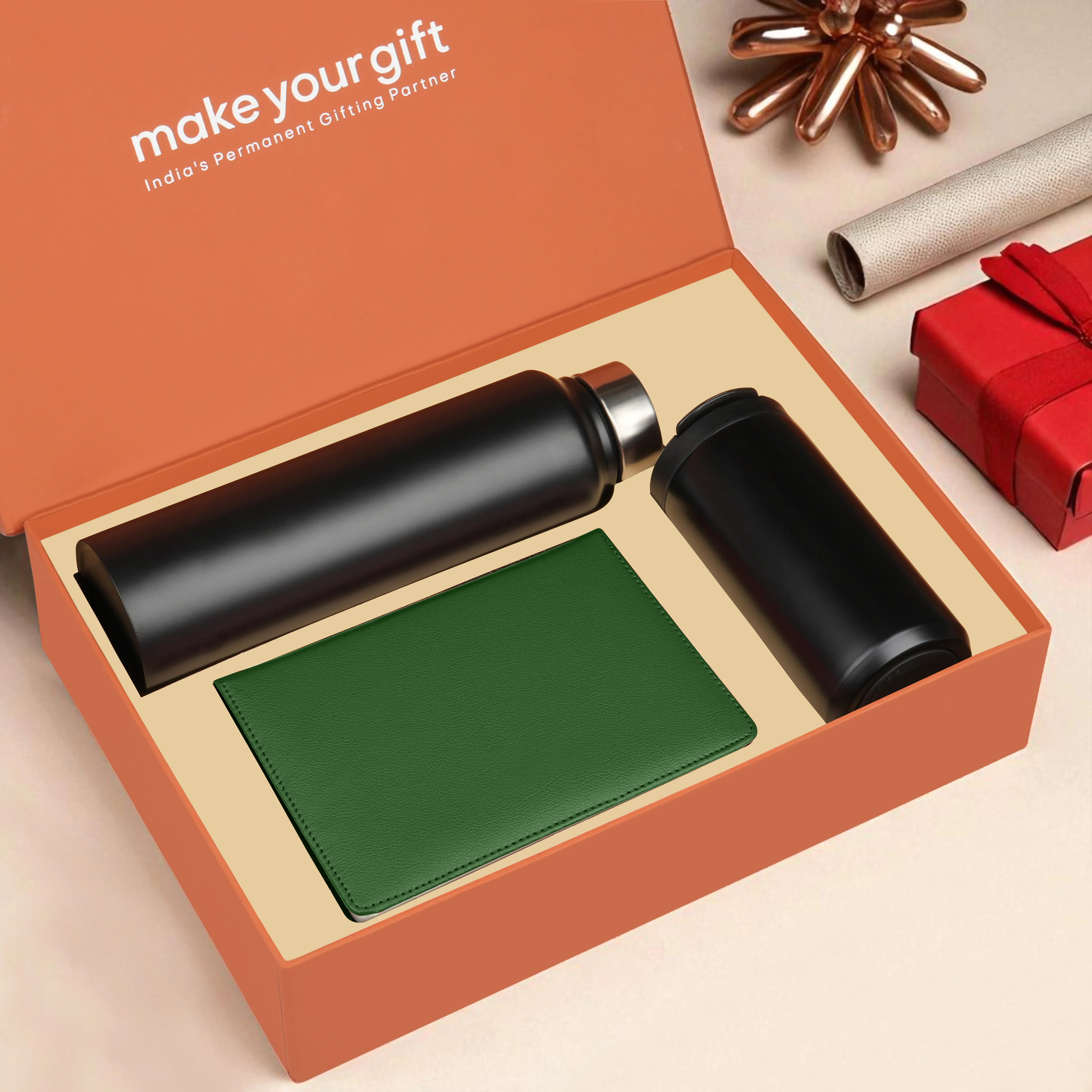 Diary Bottle & Tumbler Gift Hamper