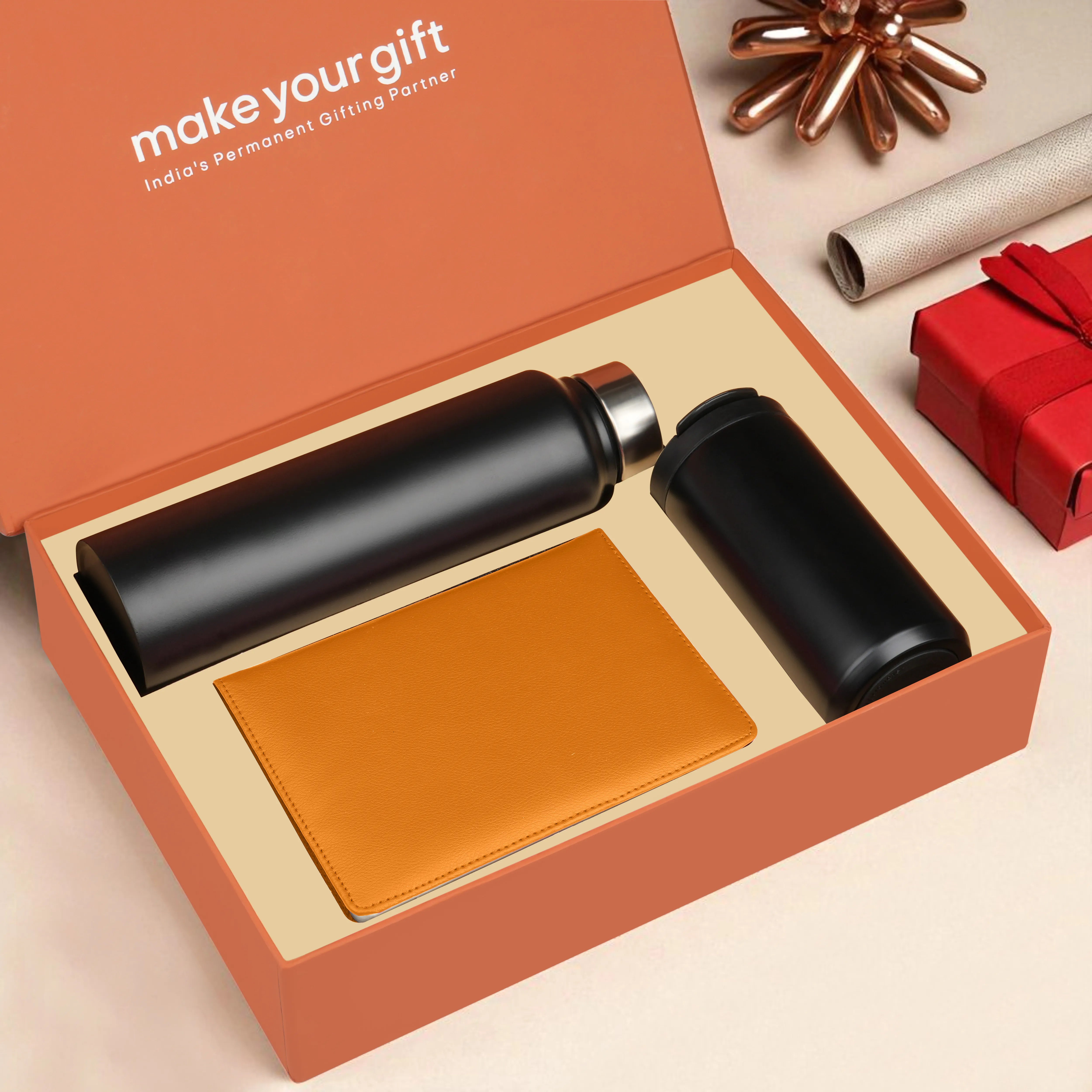 Diary Bottle & Tumbler Gift Hamper