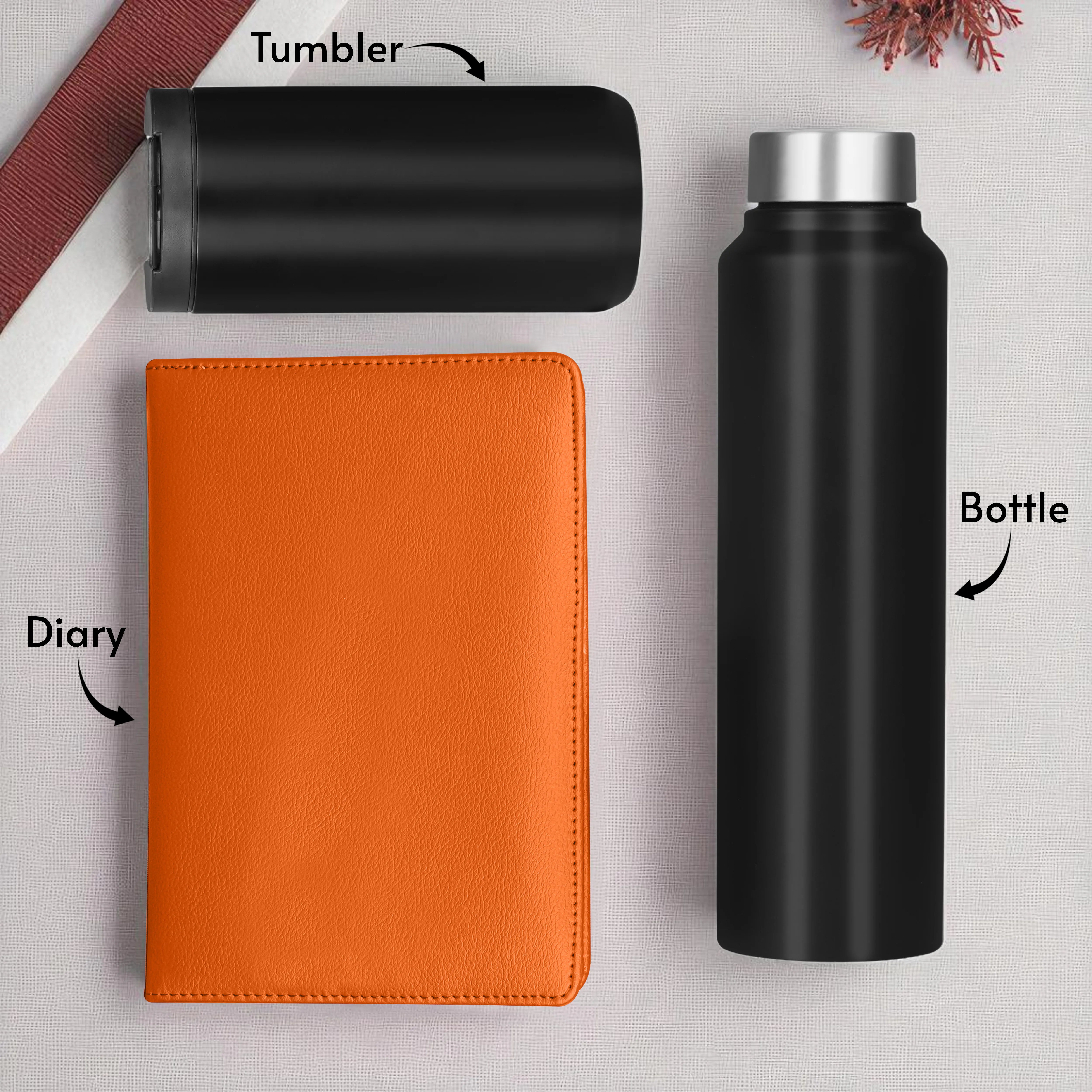 Diary Bottle & Tumbler Gift Hamper