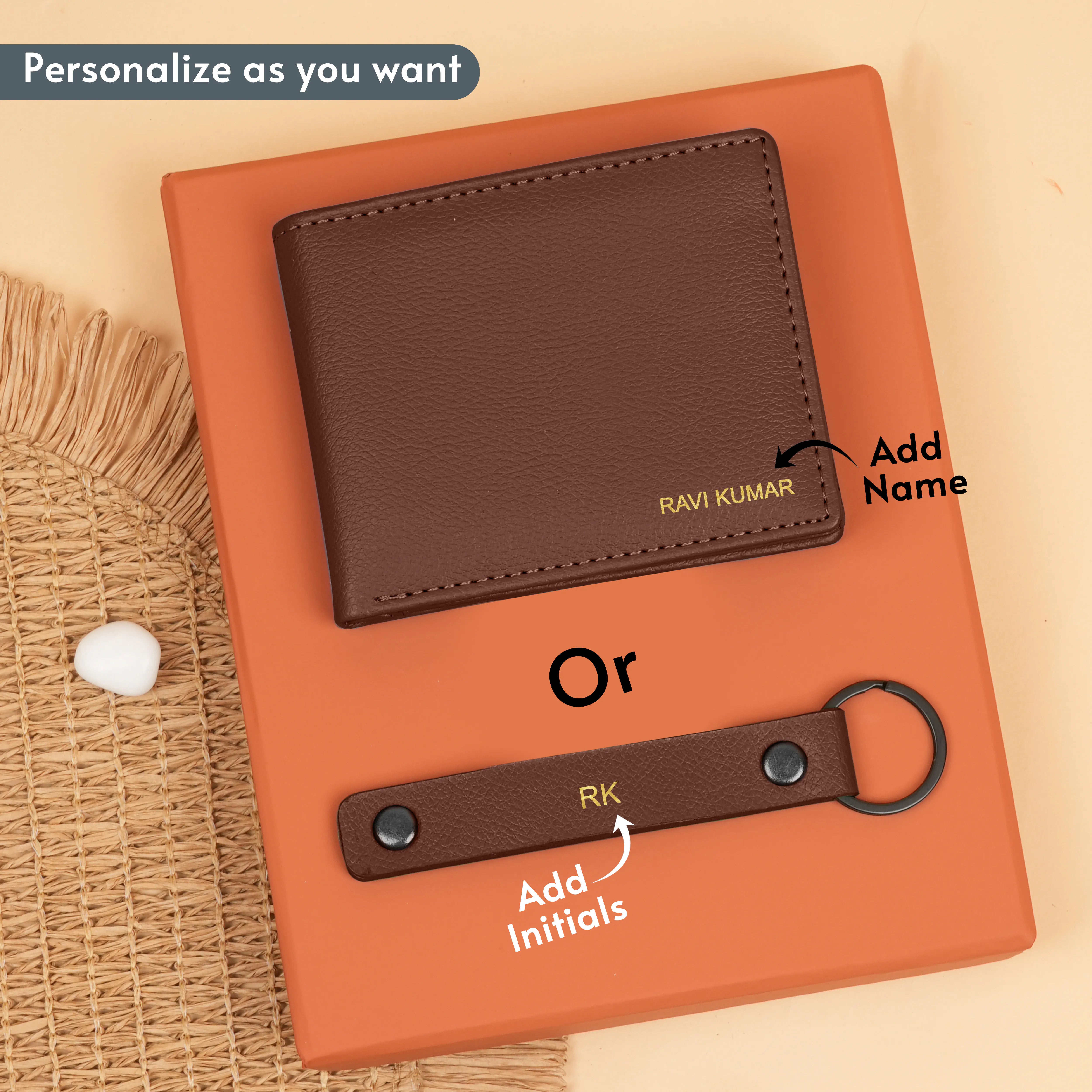 Wallet & Keychain Combo