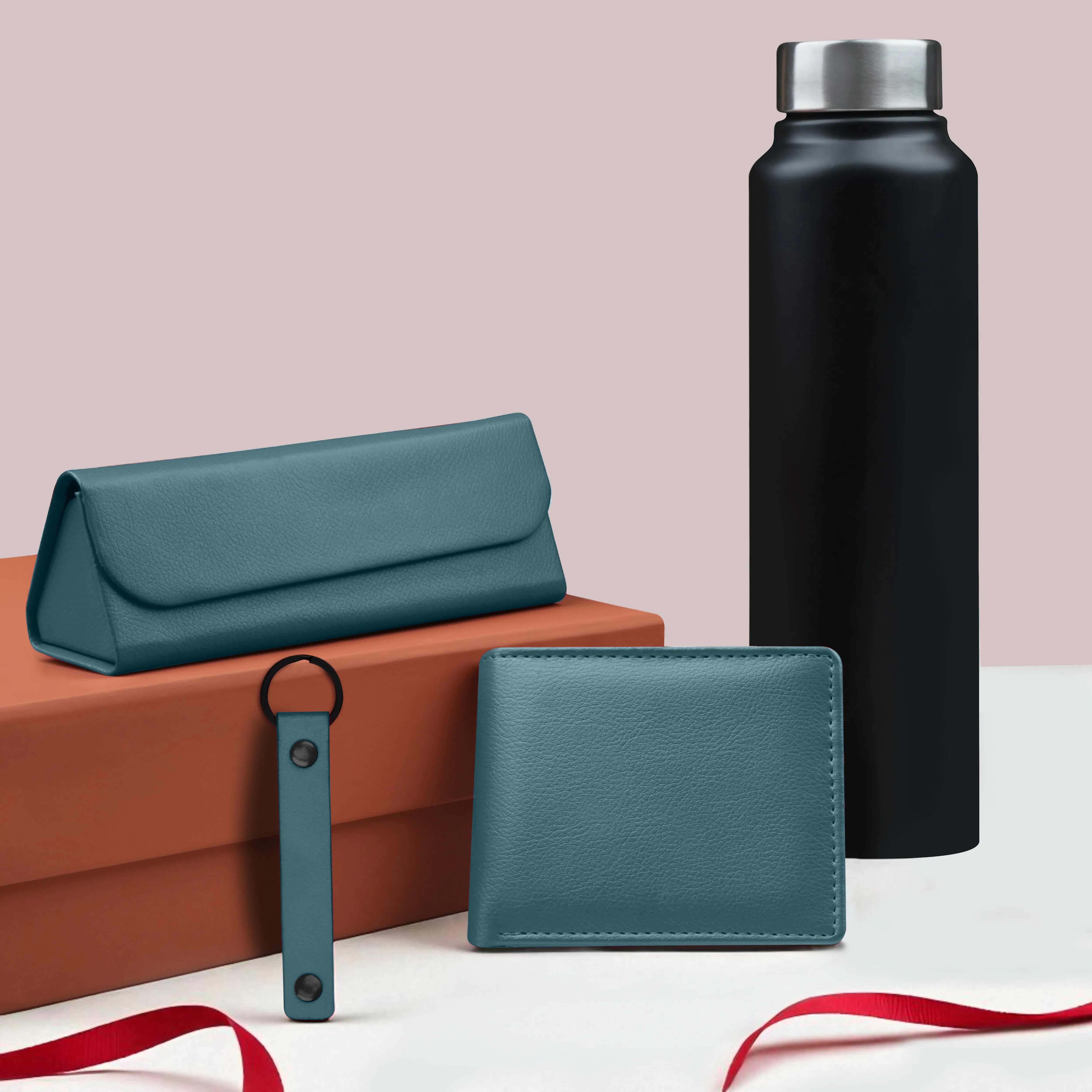Wallet Bottle Keychian & Eyewear Case Gift Hamper