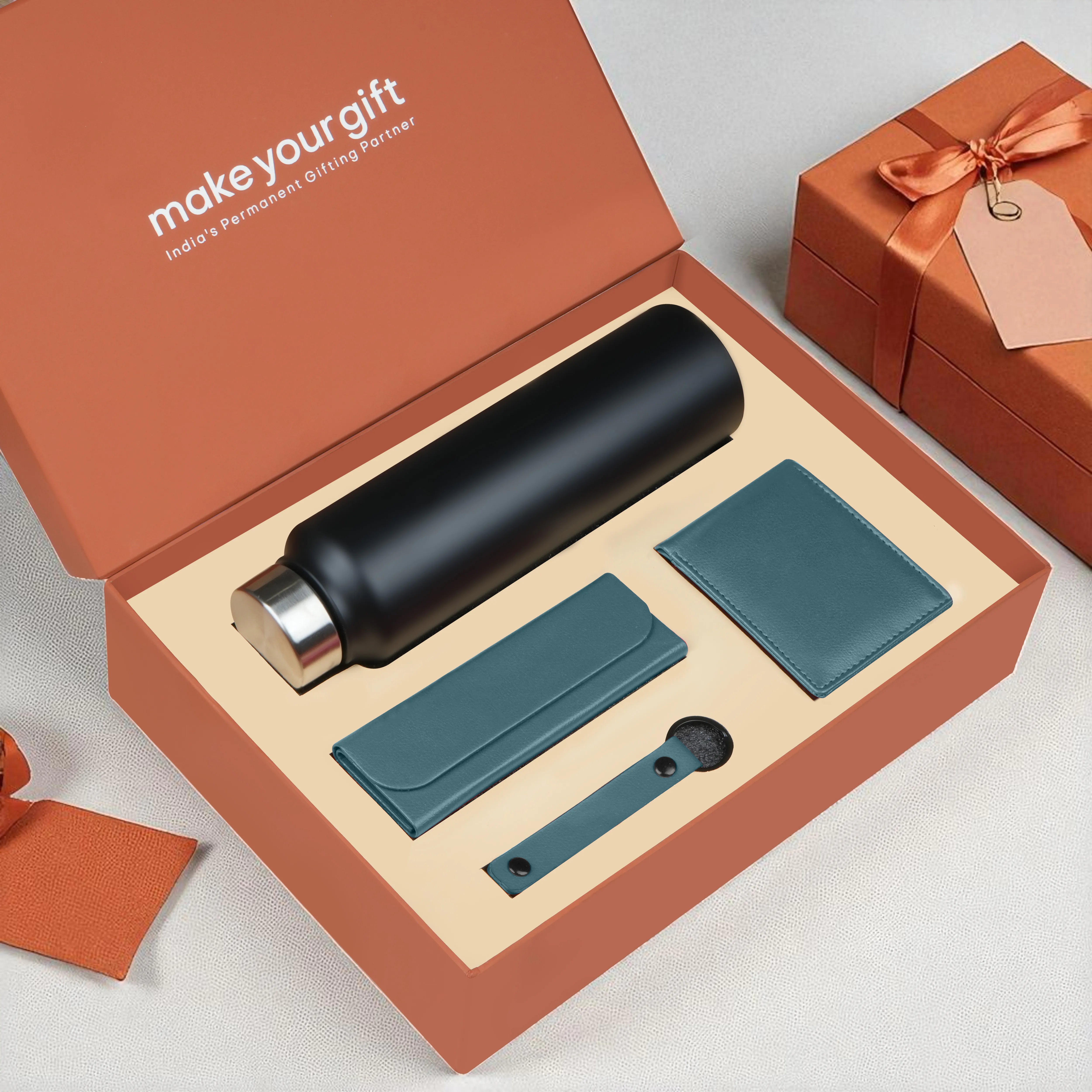 Wallet Bottle Keychian & Eyewear Case Gift Hamper