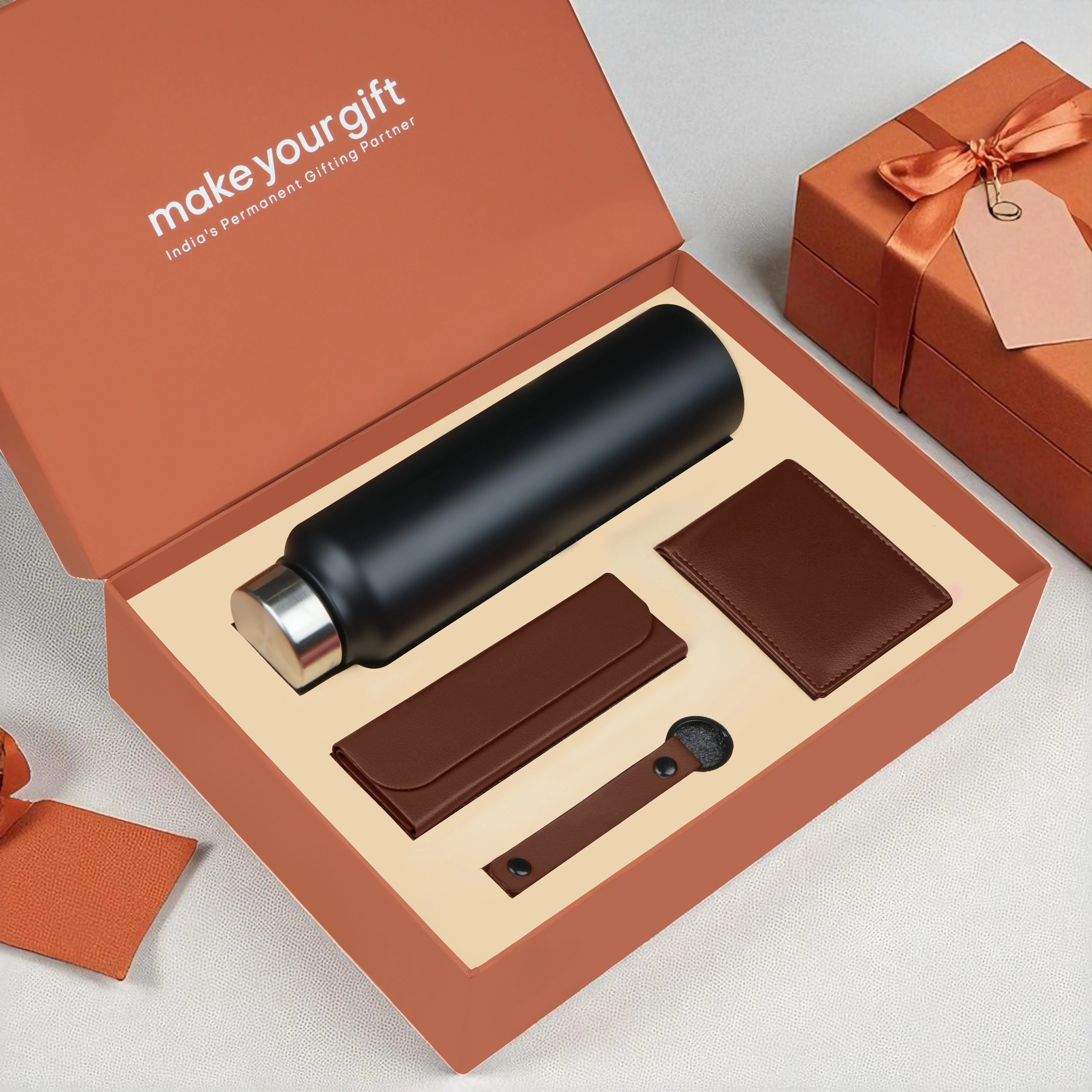 Wallet Bottle Keychian & Eyewear Case Gift Hamper
