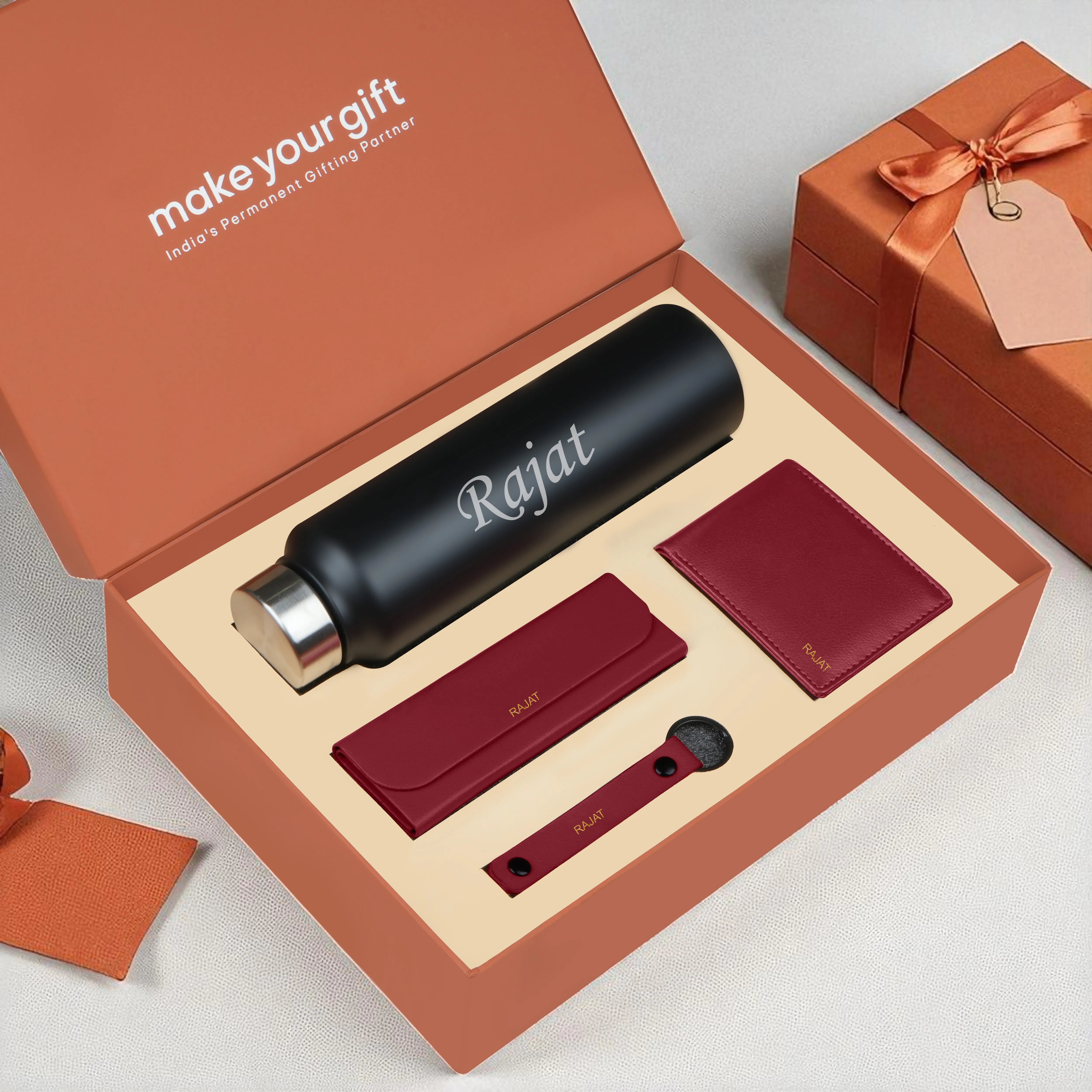 Wallet Bottle Keychian & Eyewear Case Gift Hamper