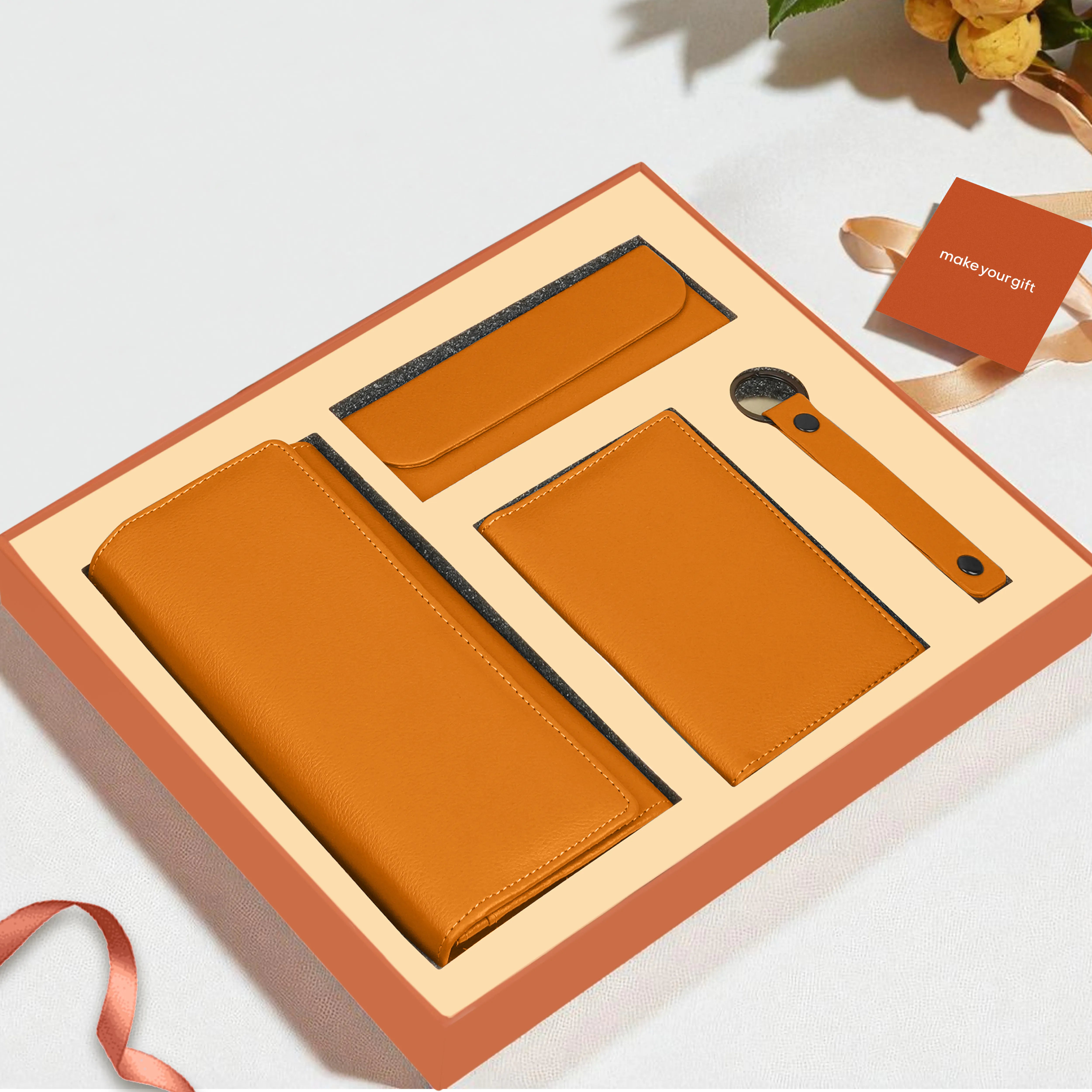 Clutch Passport Cover Keychain Eyewear Case Gift Hamper