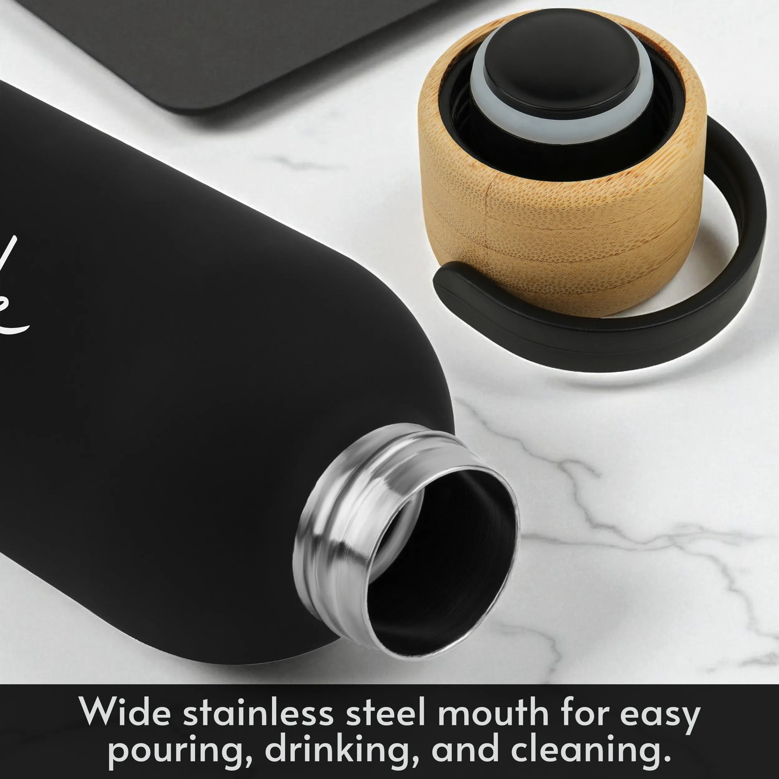 Luminare Personalized Vacuum Insulated Bottle With Cork Lid