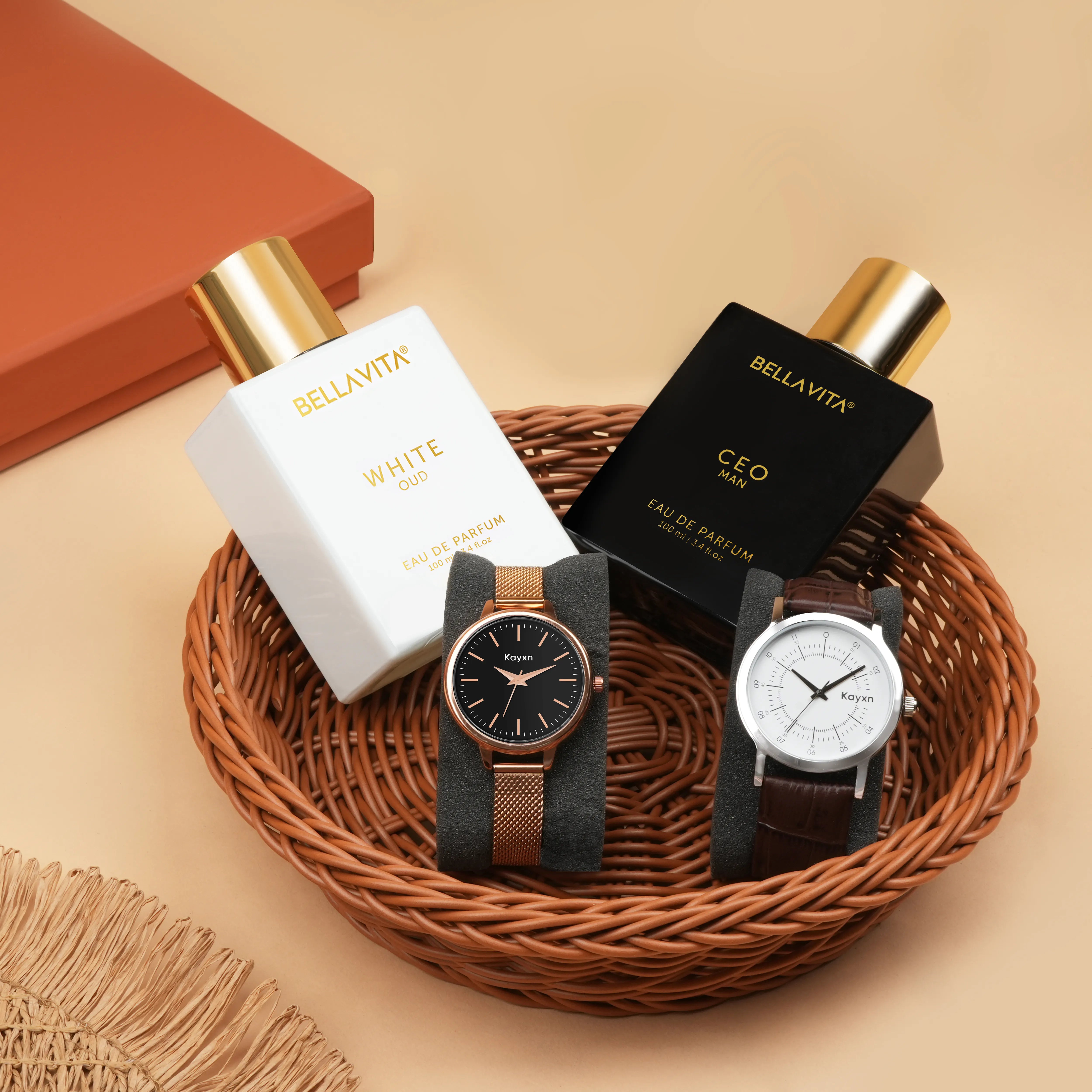 Crown Jewel Perfumes & Watches Gift Hamper