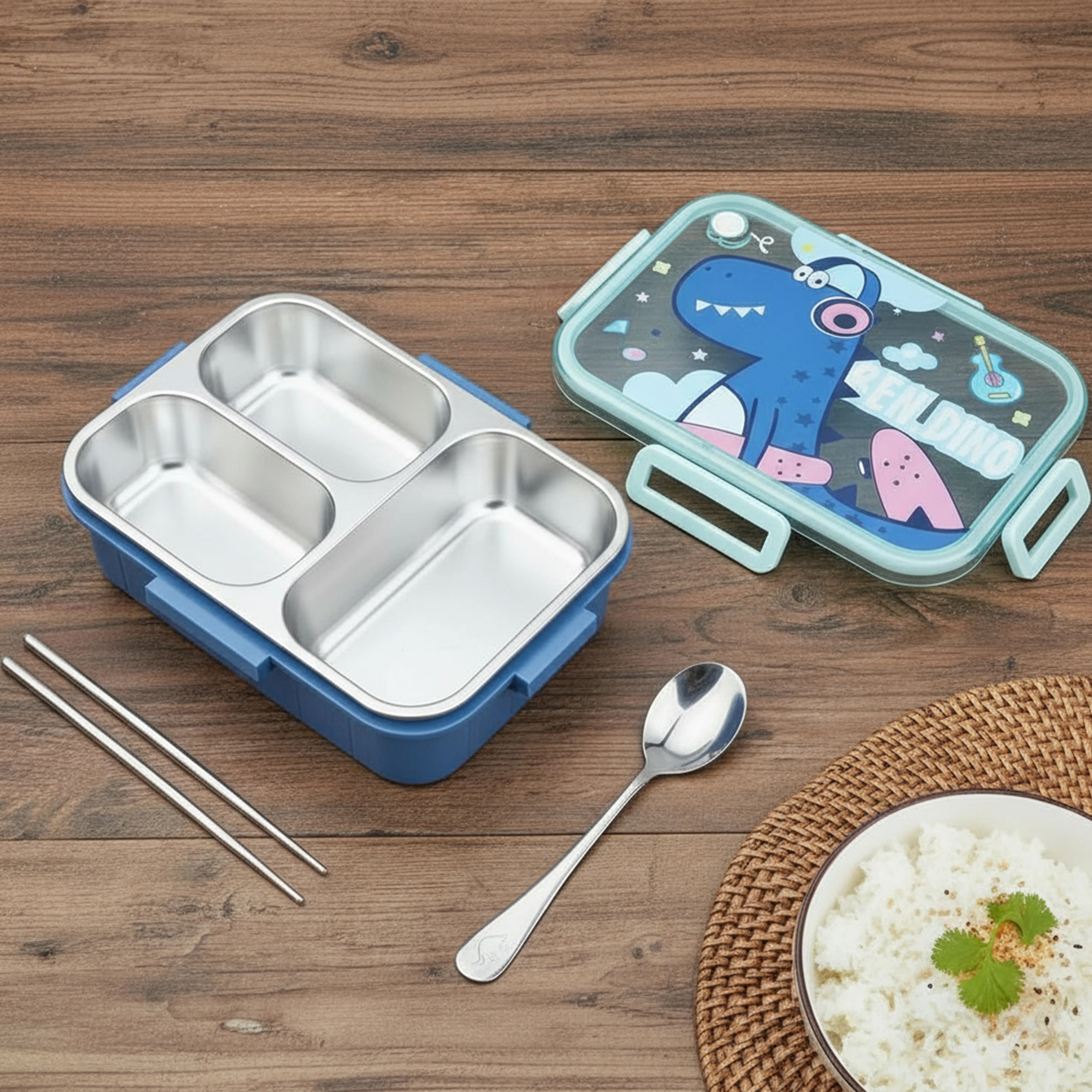 3-Grids Kids Bento Lunch Box