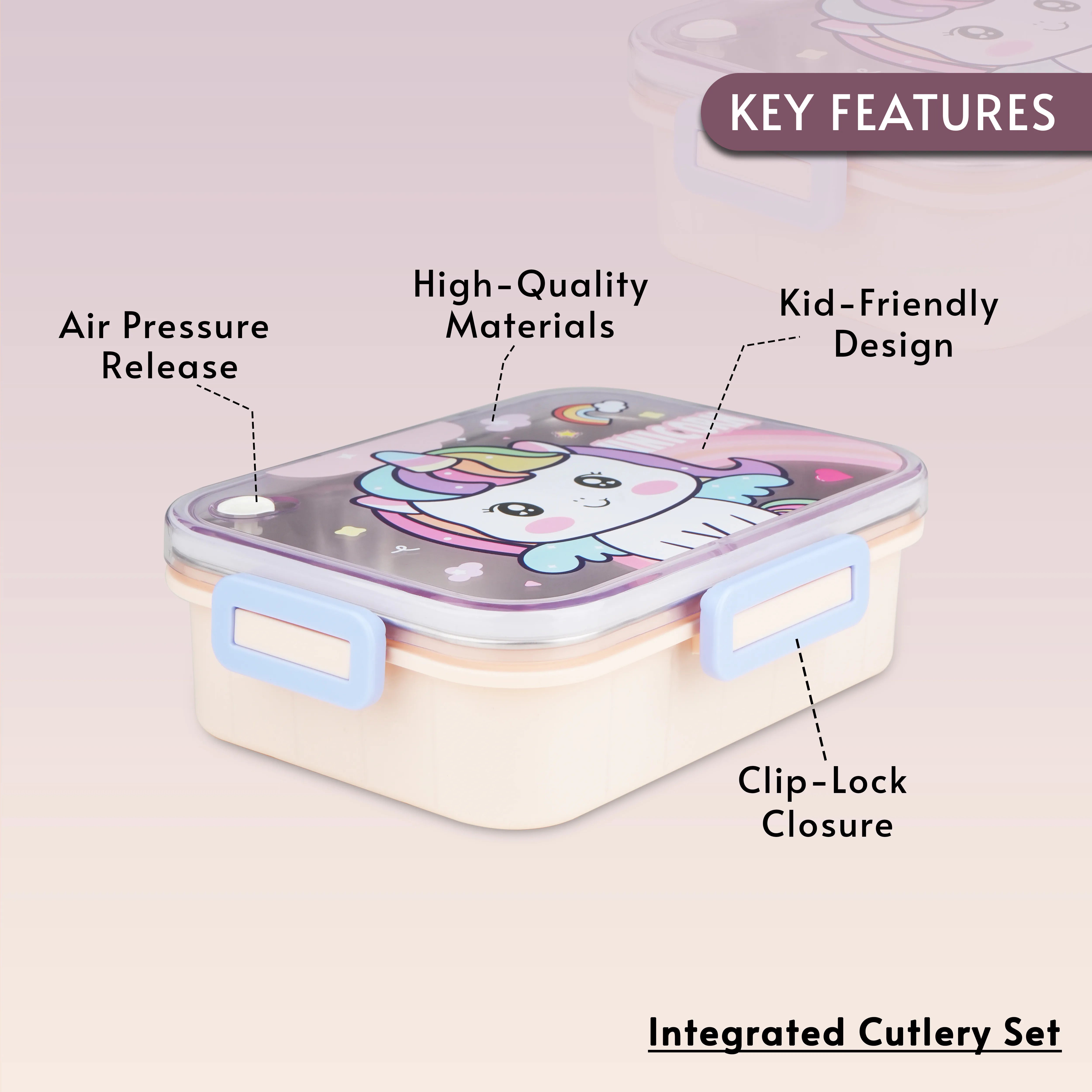 3-Grids Kids Bento Lunch Box