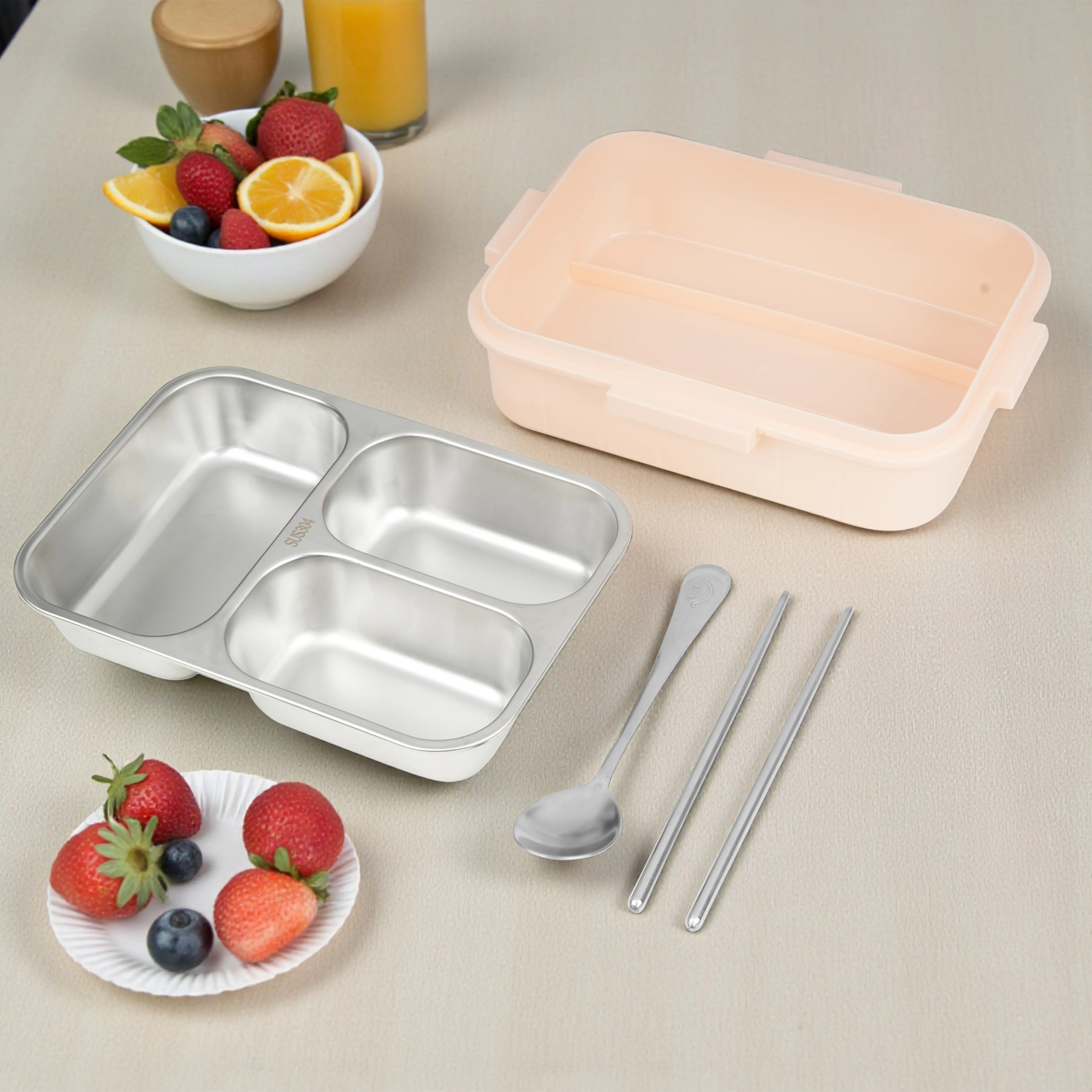 3-Grids Kids Bento Lunch Box