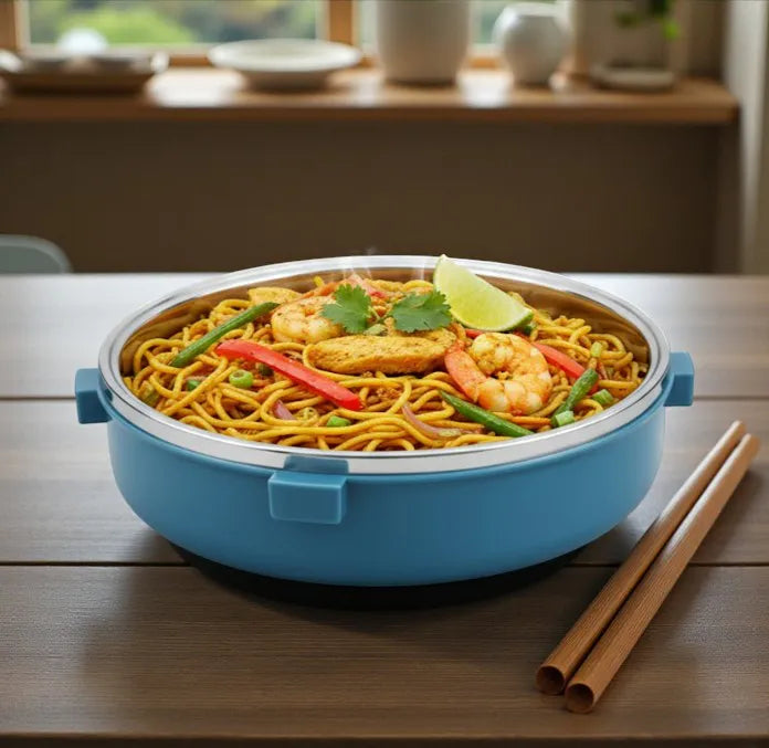 Smile Life Round Bento Lunch Box