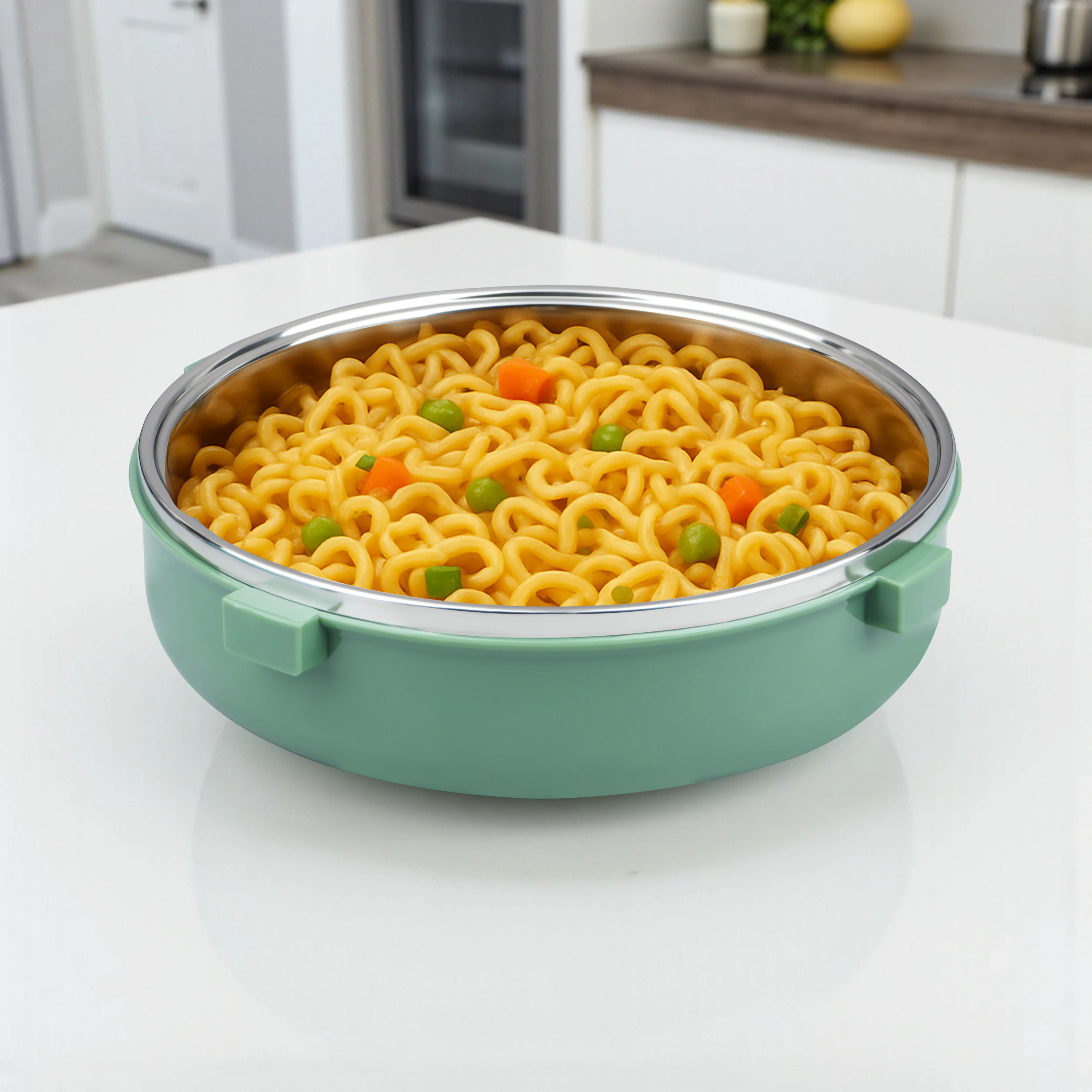 Smile Life Round Bento Lunch Box
