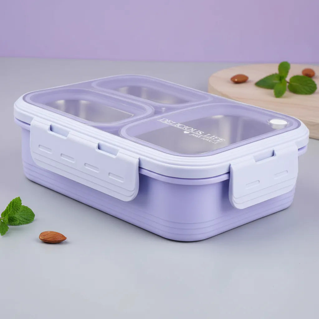 Delicious Life 3-Compartment Bento Lunch Box