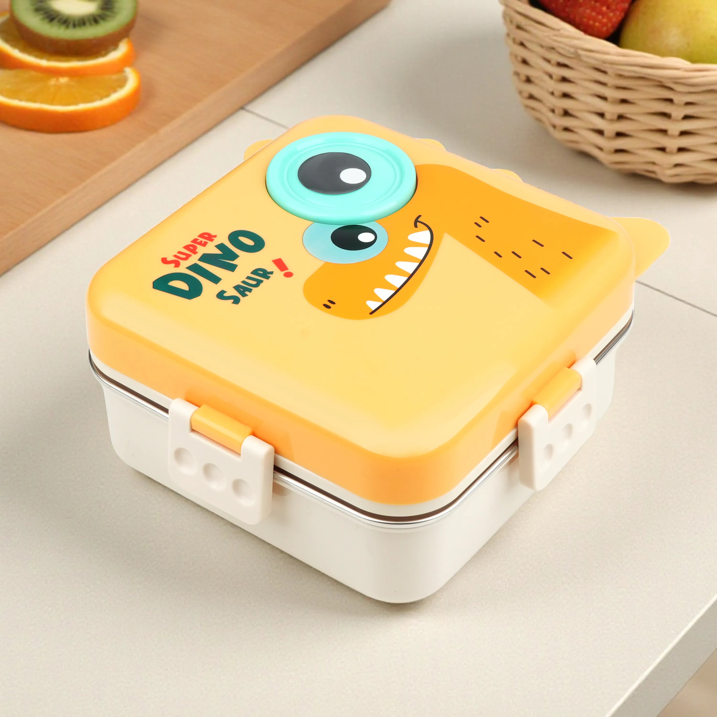 Super Dino Saur Double Decker Bento Lunch Box