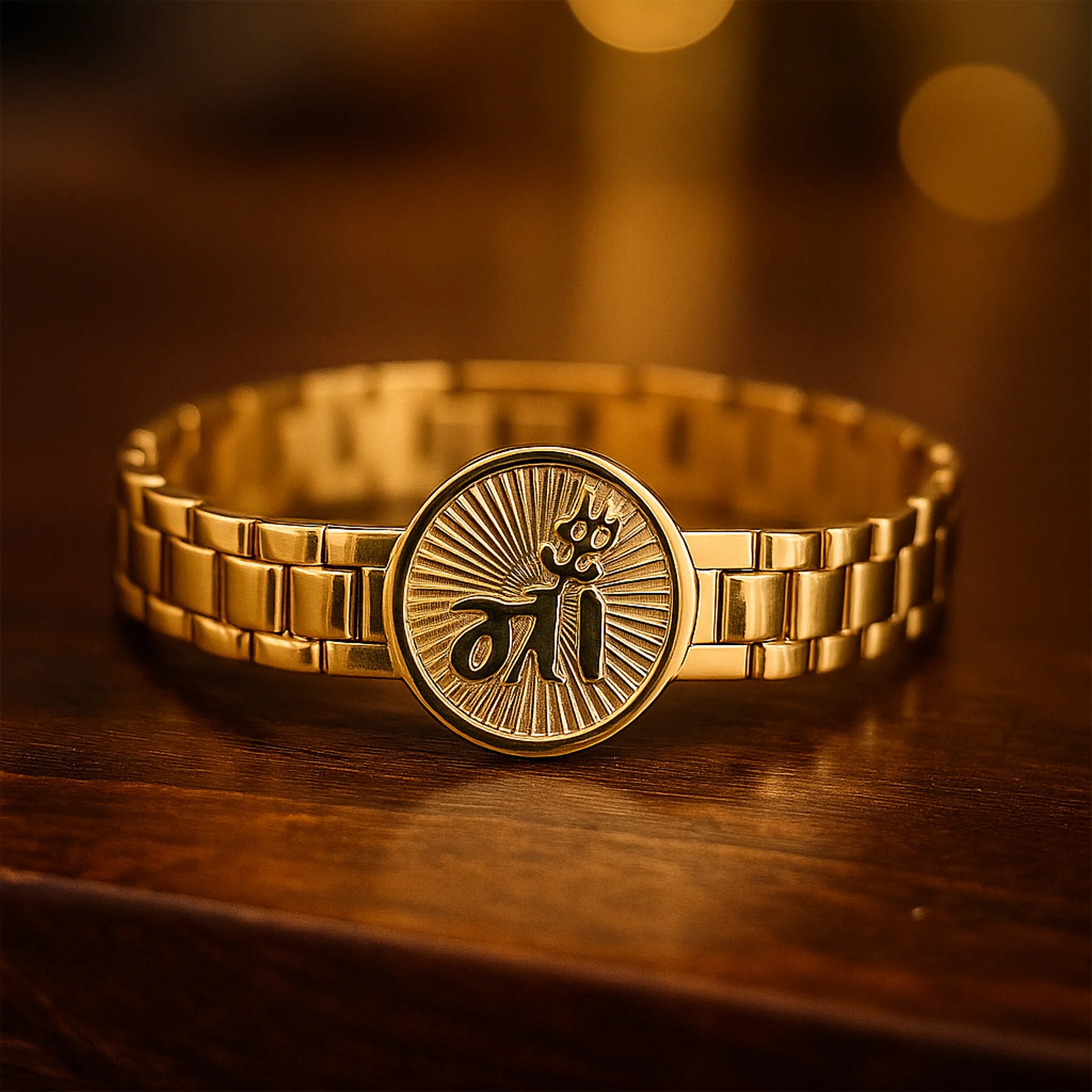 Maa Shakti Gold Plated Spiritual Bracelet