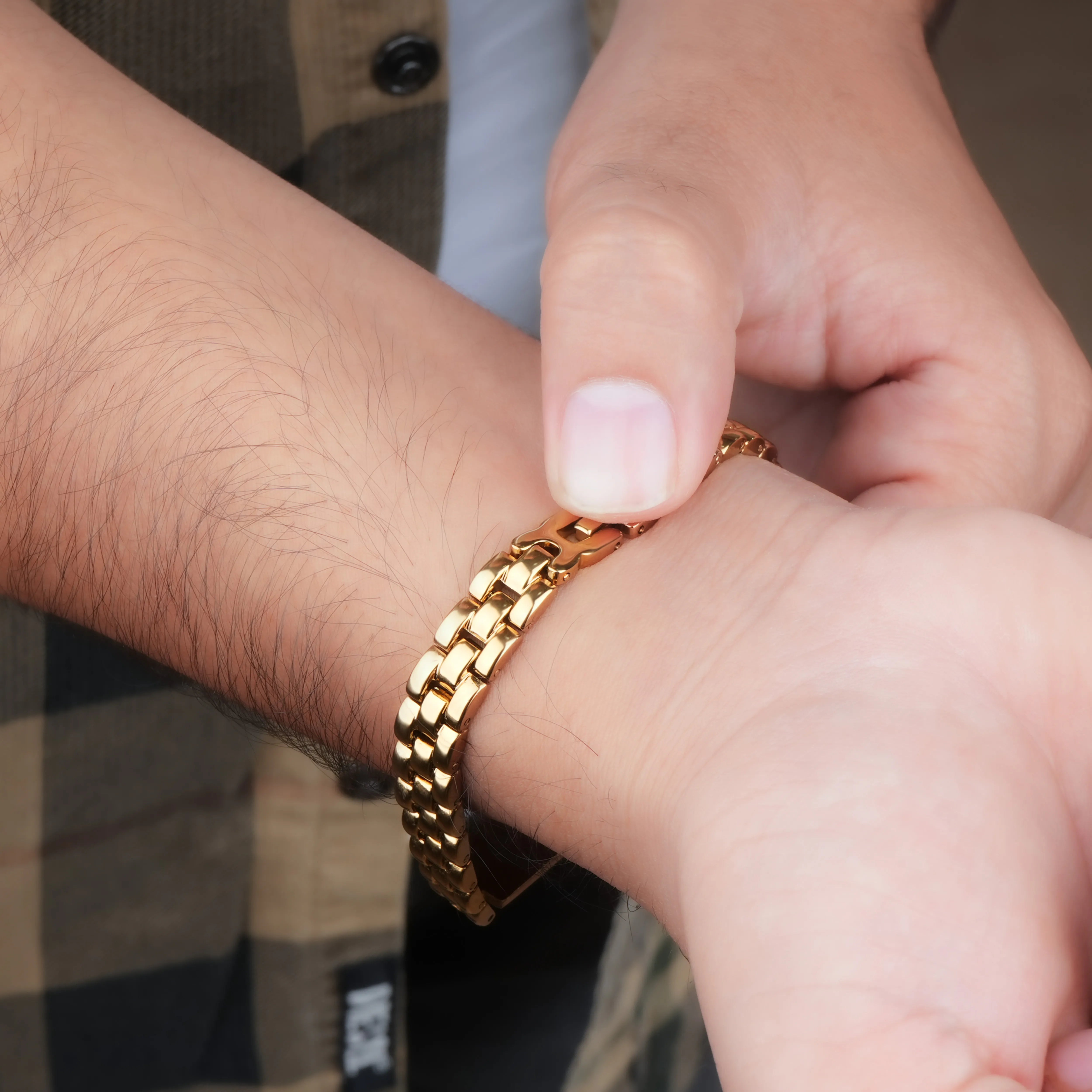 Divine Suryoday Gold Plated Spiritual Bracelet