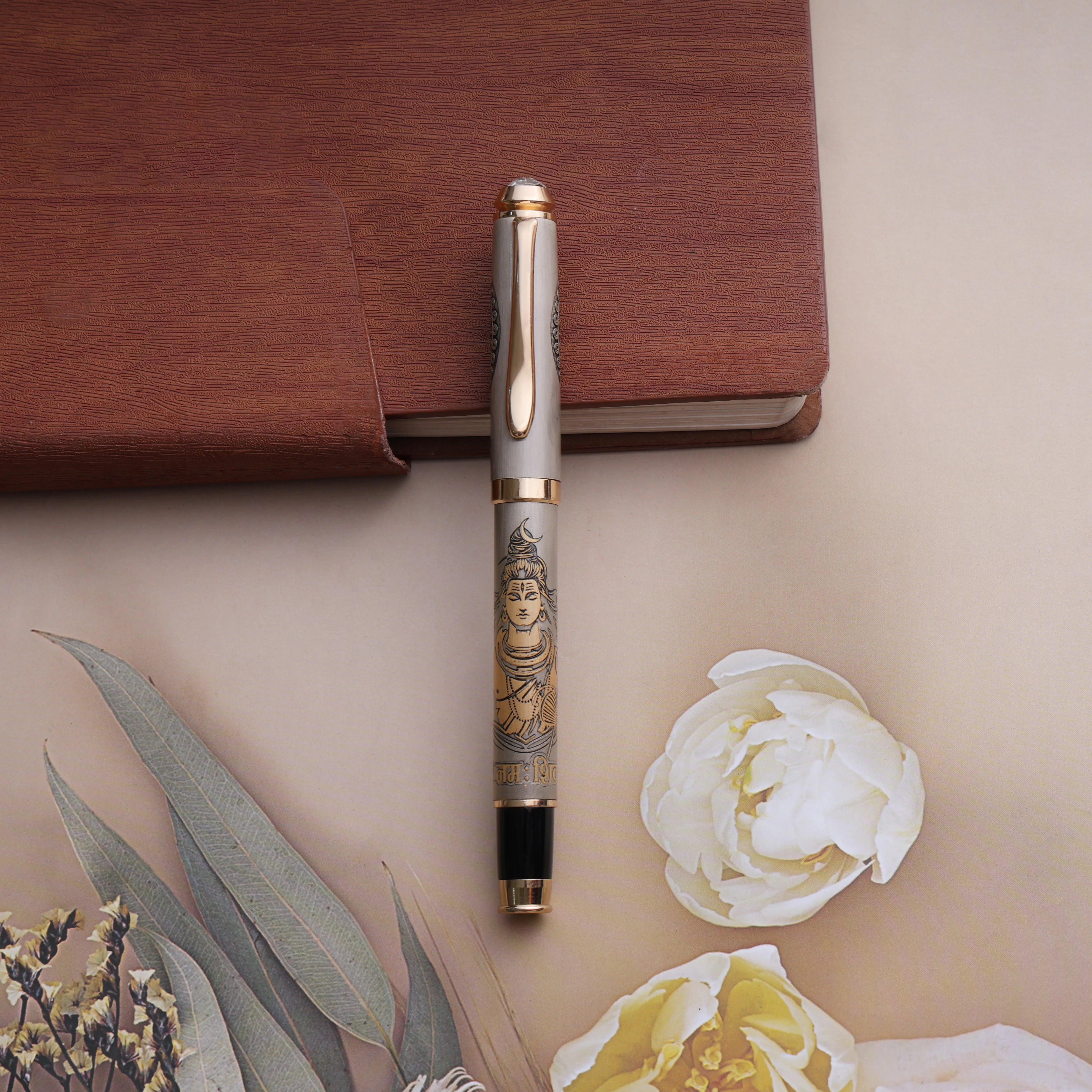 Divine Ink Shiva Edition Premium Metal Roller Pen