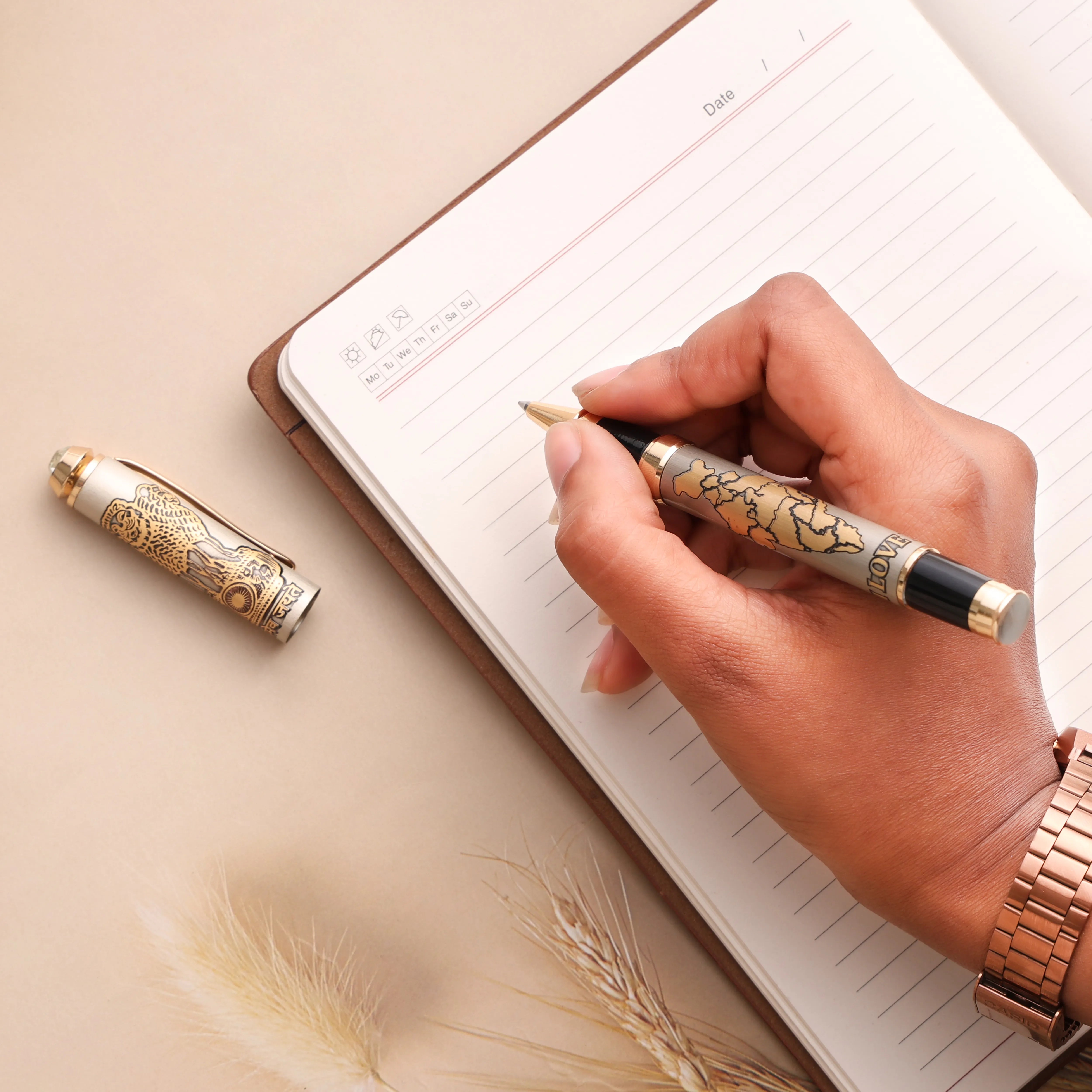 Proud India Edition Premium Metal Roller Pen