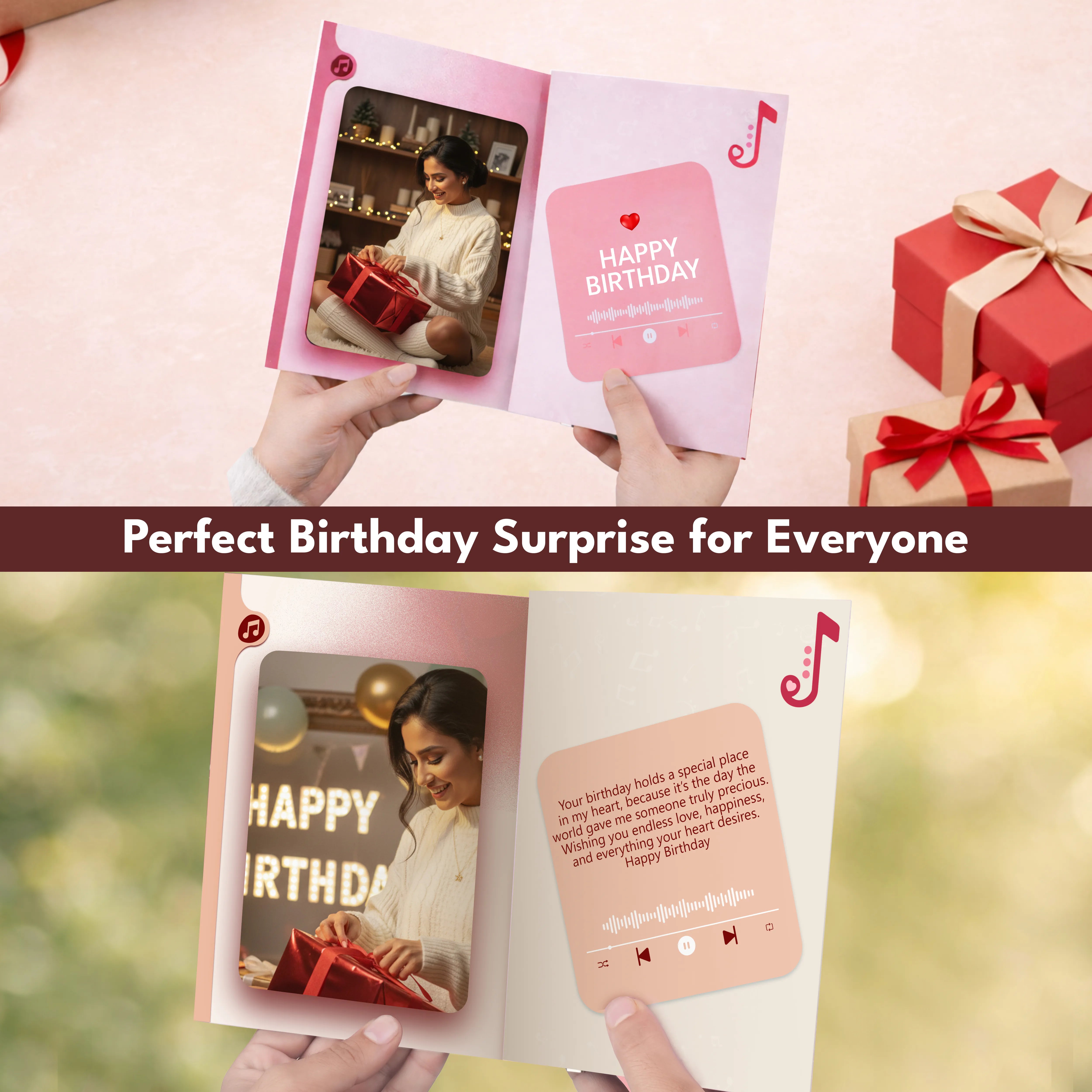 Personalized Happy Birthday Day Audio Greeting Card