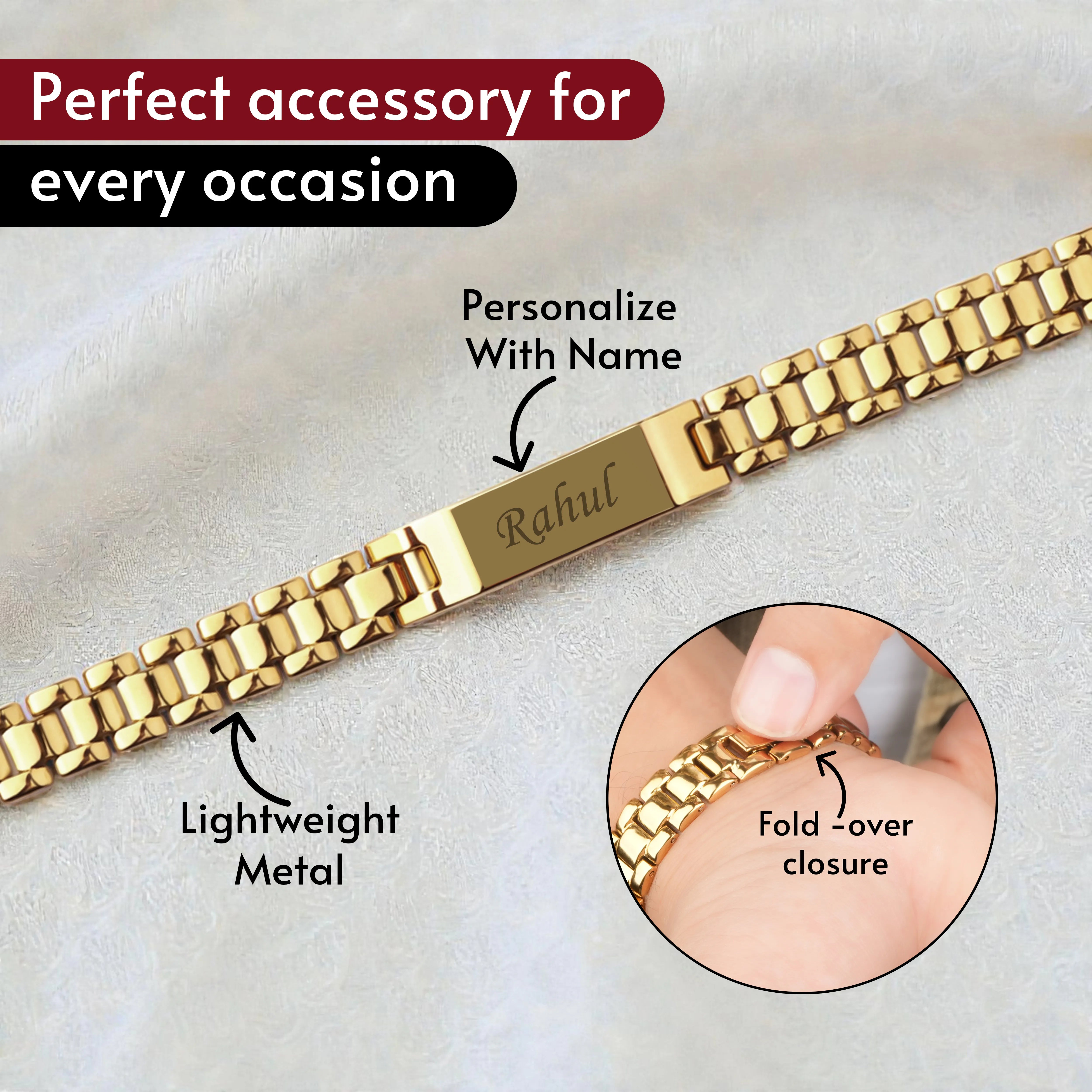 Personalized Royal Wrist Bracelet For Men