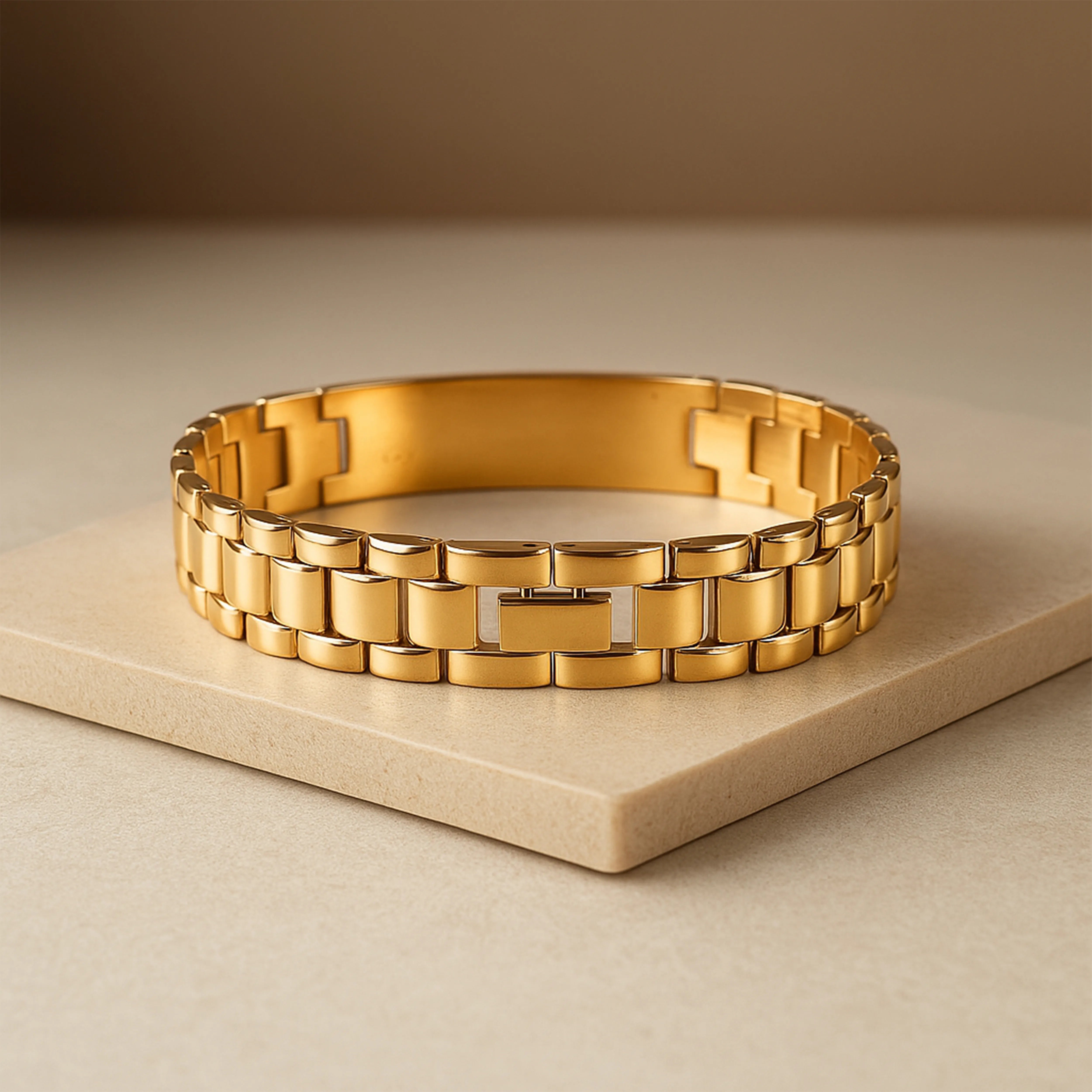 Shiva Divine Strength Gold Plated Spiritual Bracelet