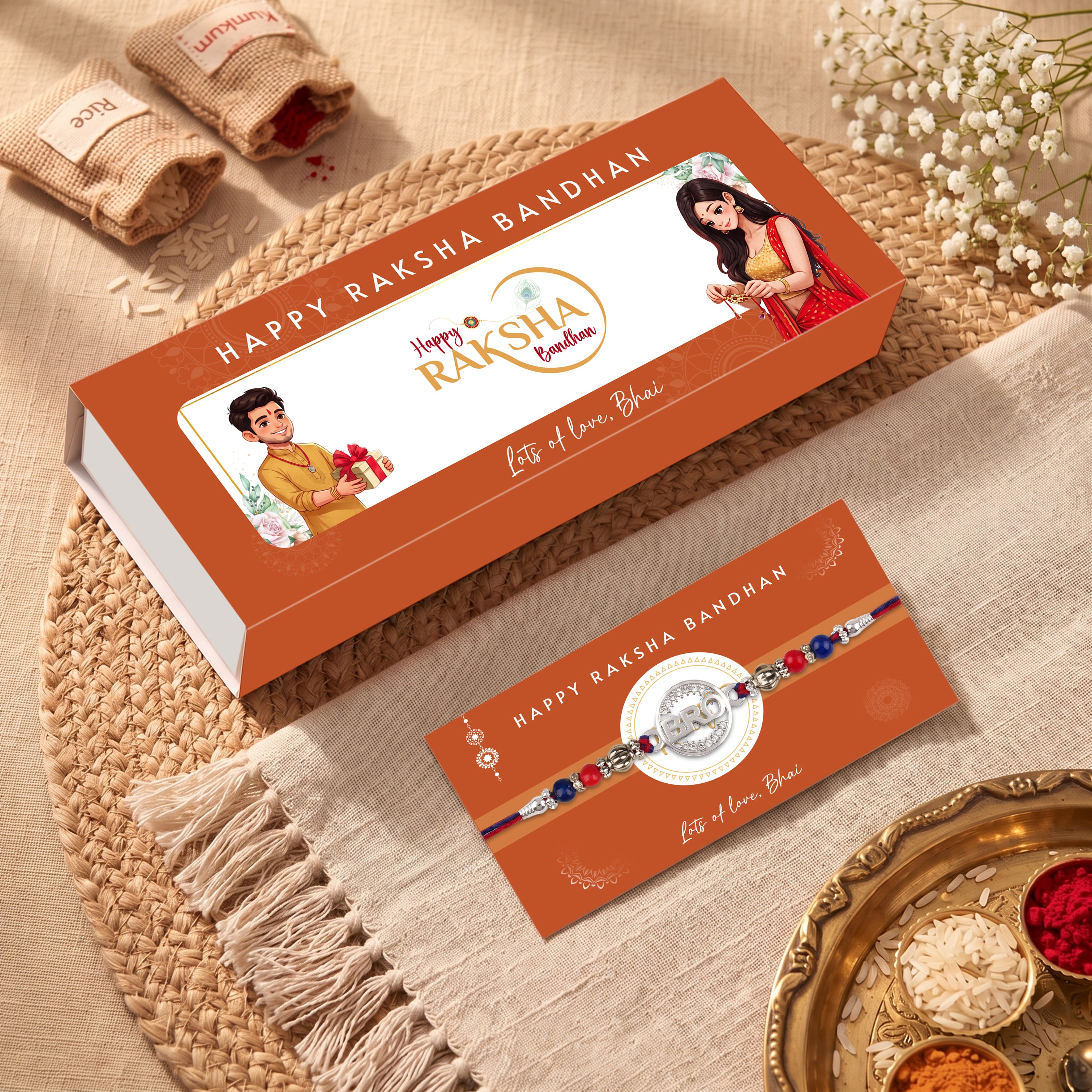 Infinite BRO 925 Sterling Silver Rakhi