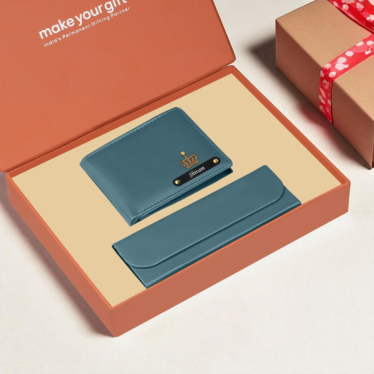 Personalized Wallet & Eyewear Case Combo