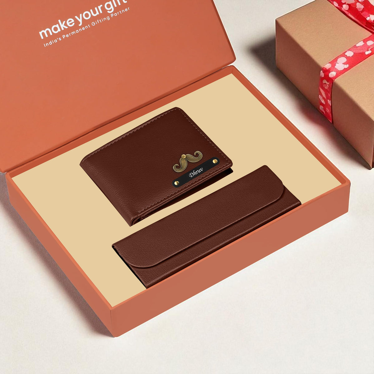 Personalized Wallet & Eyewear Case Combo