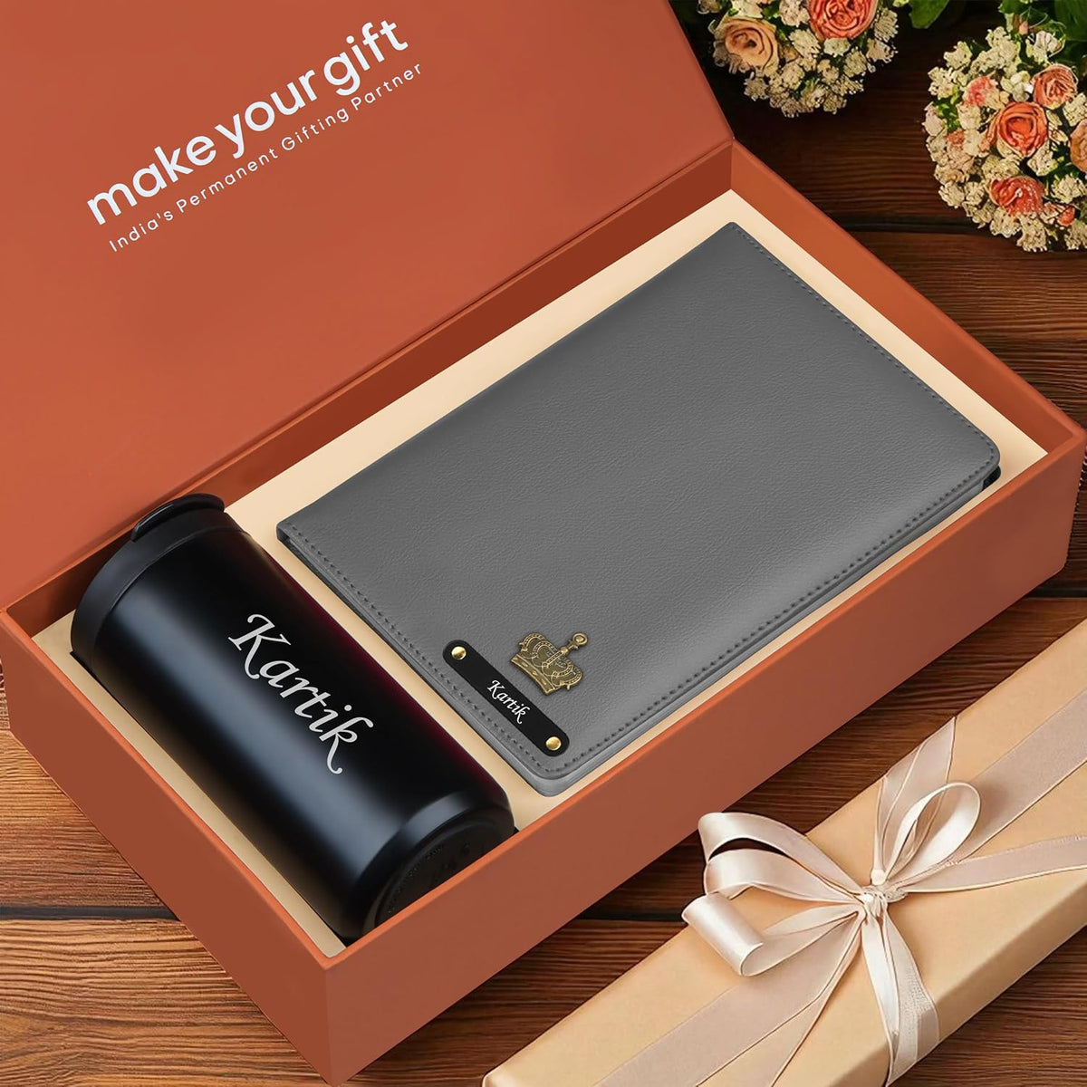 Personalized Diary & Tumbler Combo