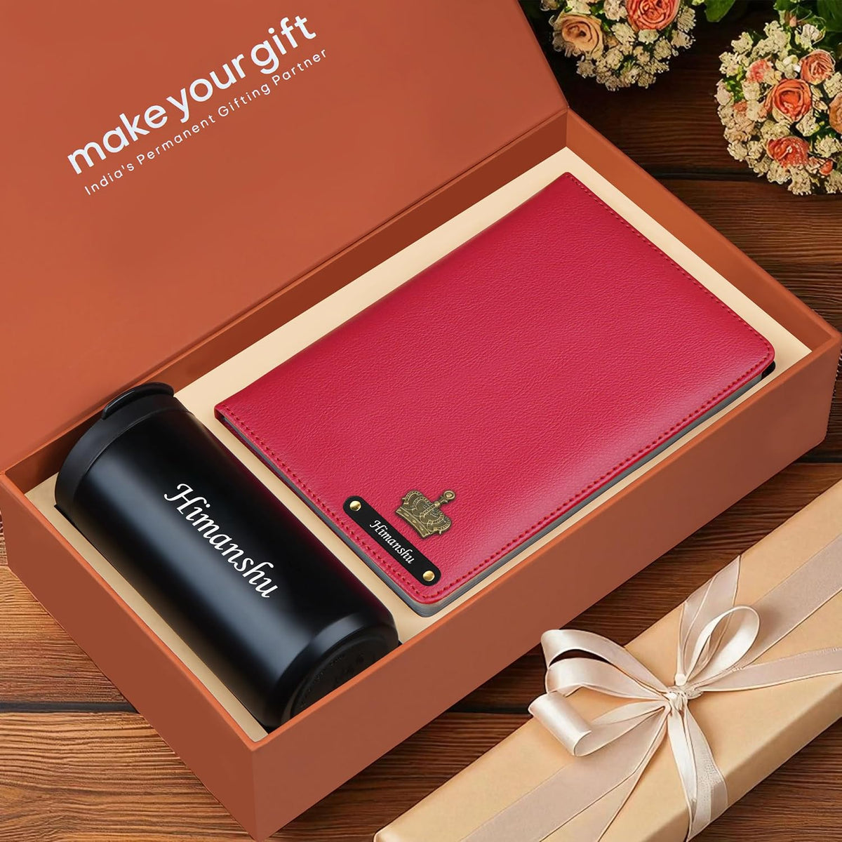 Personalized Diary & Tumbler Combo
