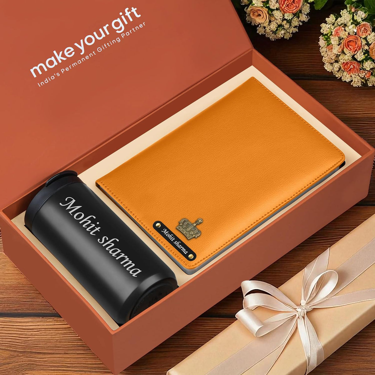 Personalized Diary & Tumbler Combo