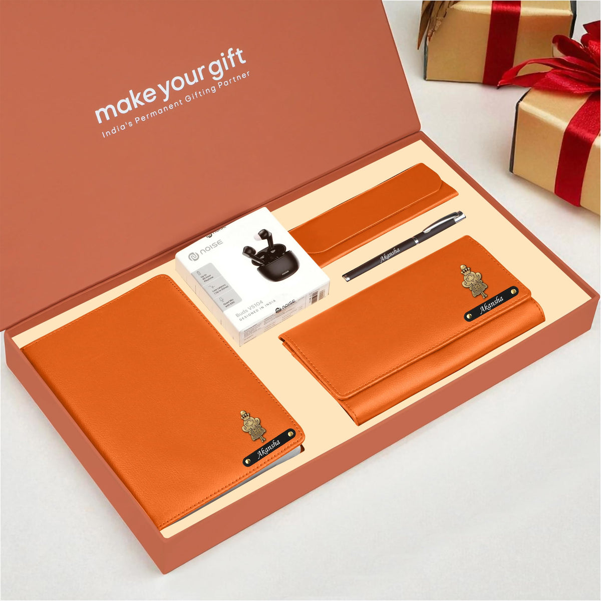 Personalized Diary Clutch Earbuds Pen & Eyewear Case Gift Hamper