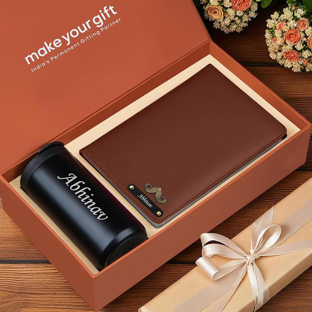 Personalized Diary & Tumbler Combo