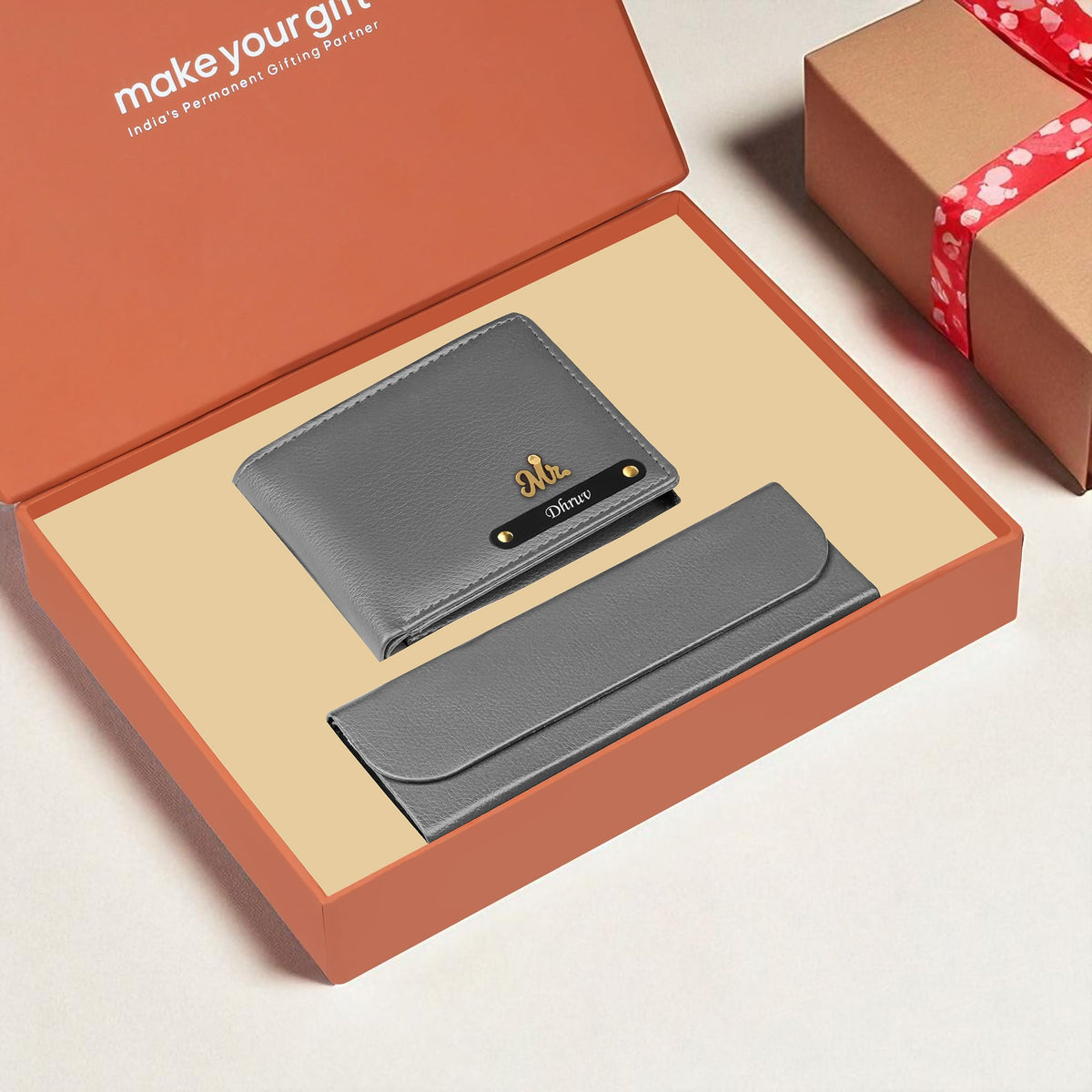 Personalized Wallet & Eyewear Case Combo