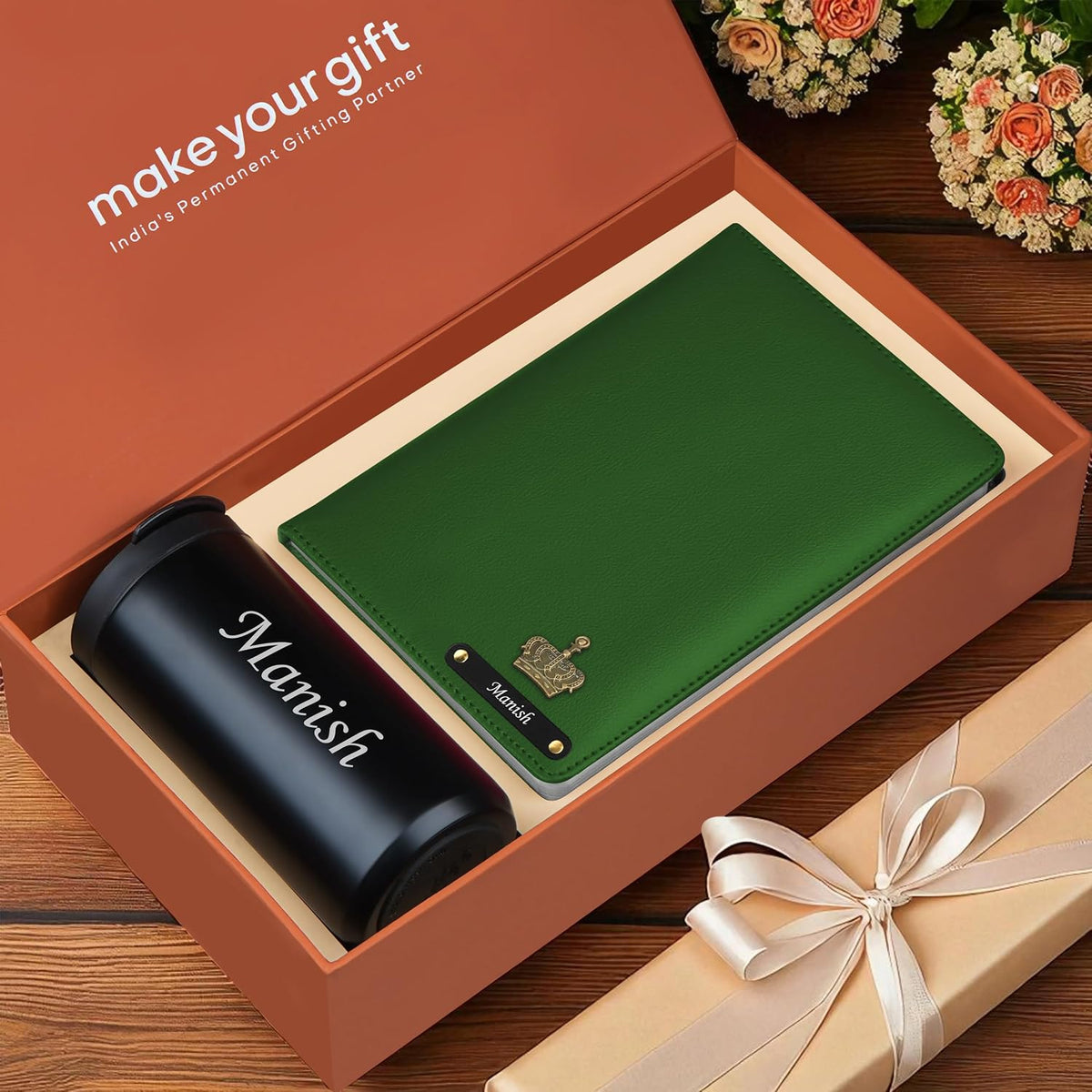 Personalized Diary & Tumbler Combo