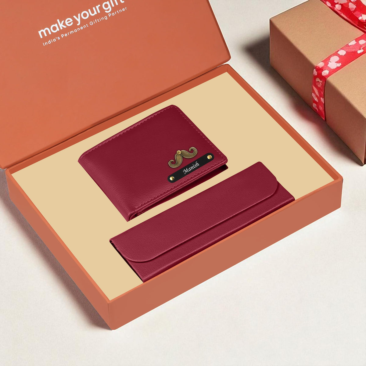 Personalized Wallet & Eyewear Case Combo