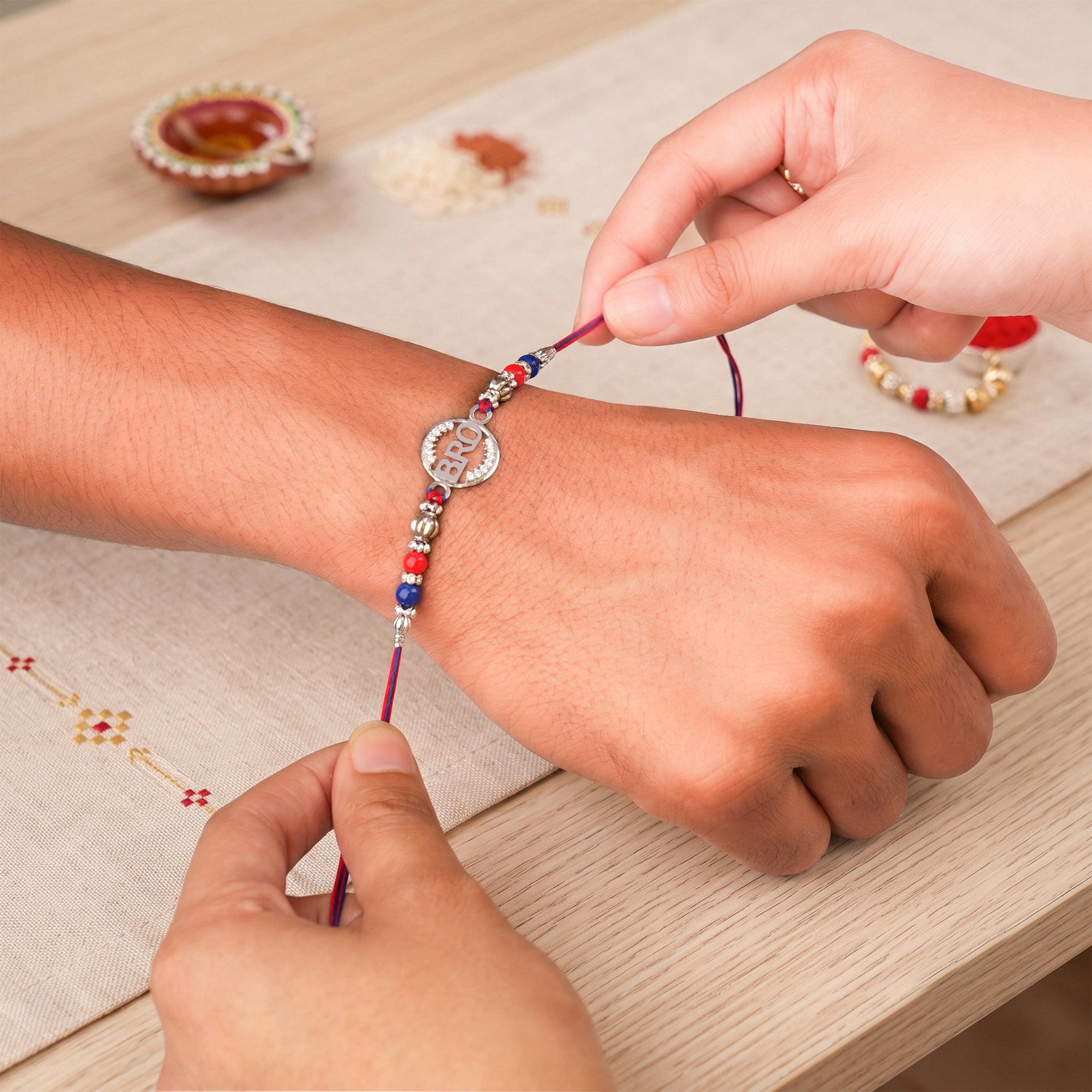 Infinite BRO 925 Sterling Silver Rakhi